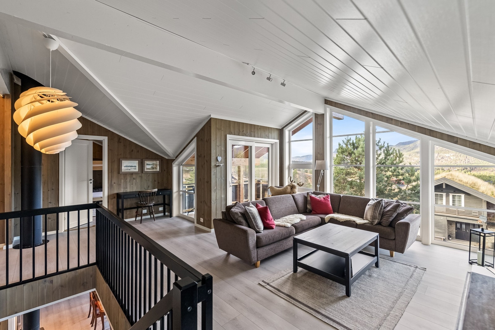 2.etasjen har tre soverom Galleribilde