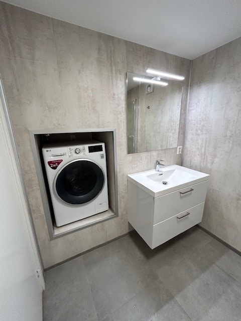 Vaskemaskinen er bygd inn Galleribilde