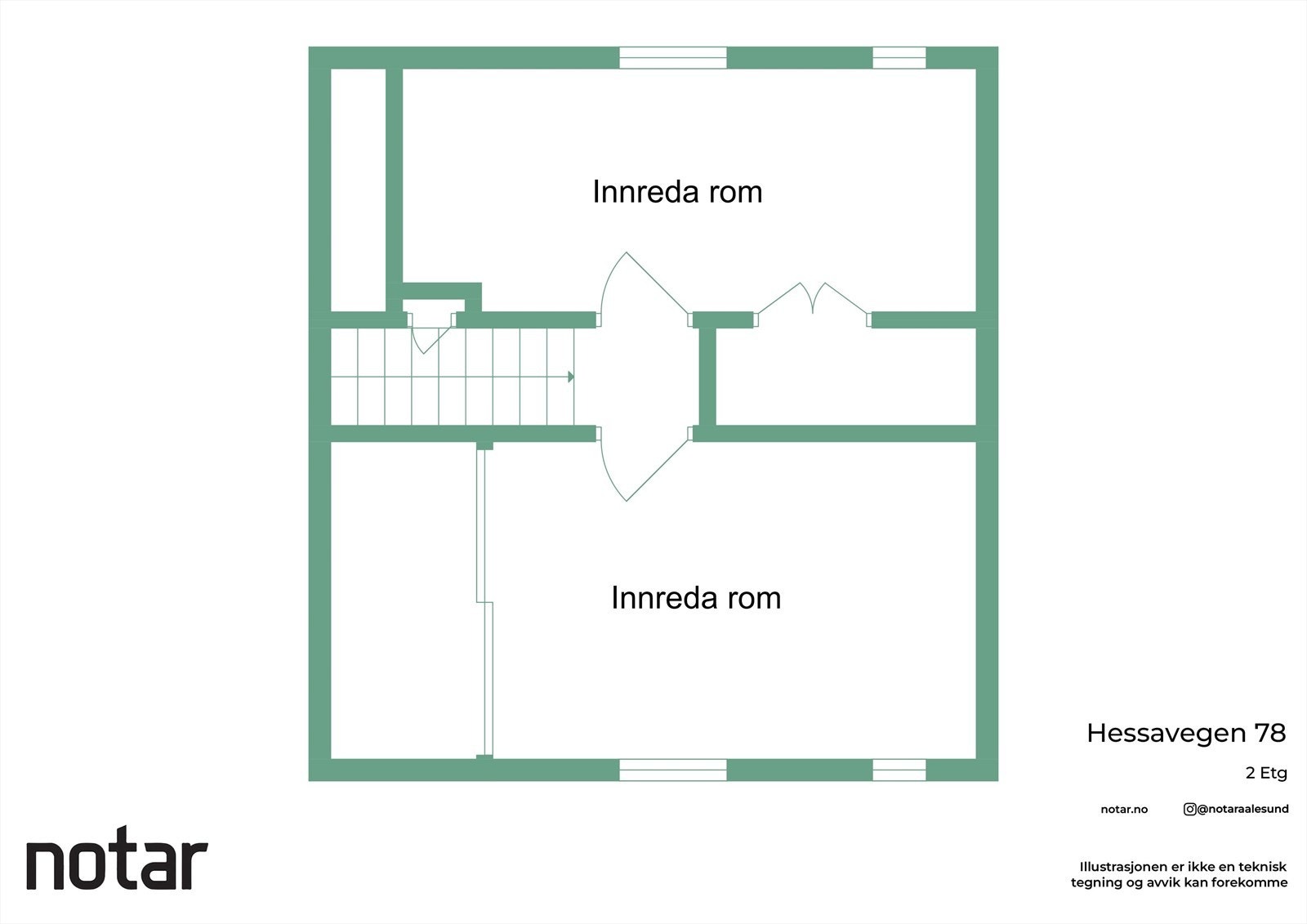 Planløsning 2. Etasje. Galleribilde