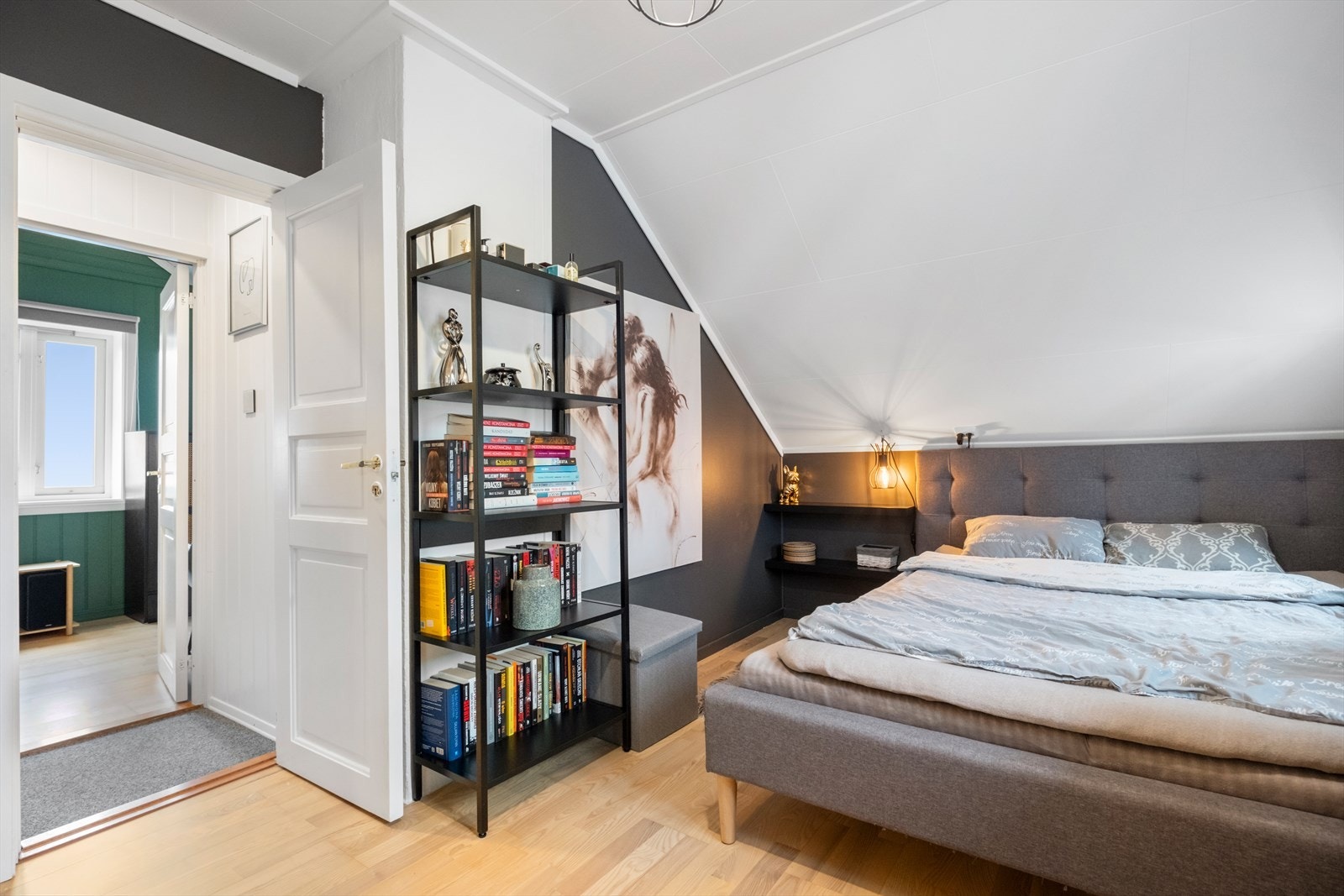 Innredet rom. Galleribilde