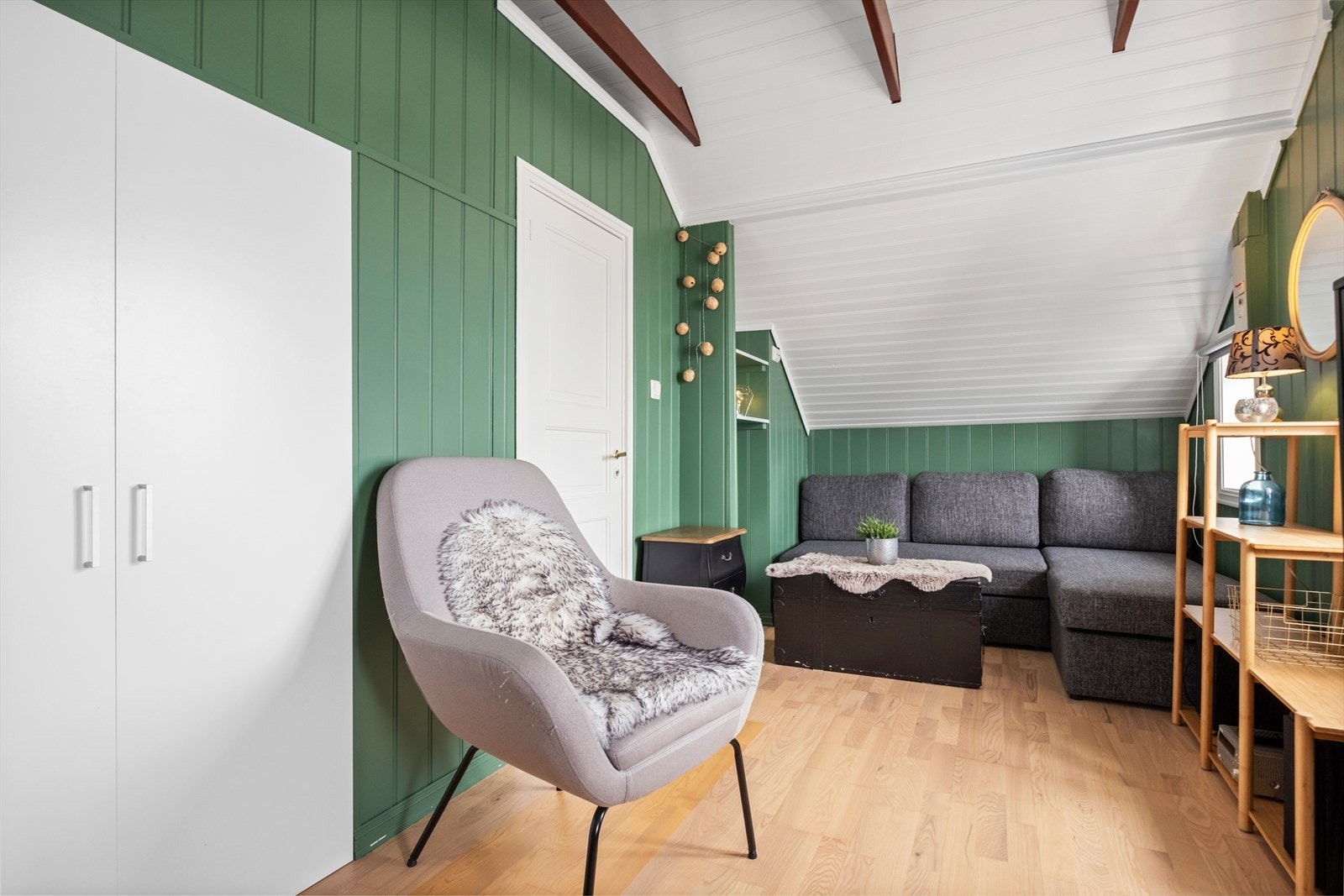 Innredet rom. Galleribilde