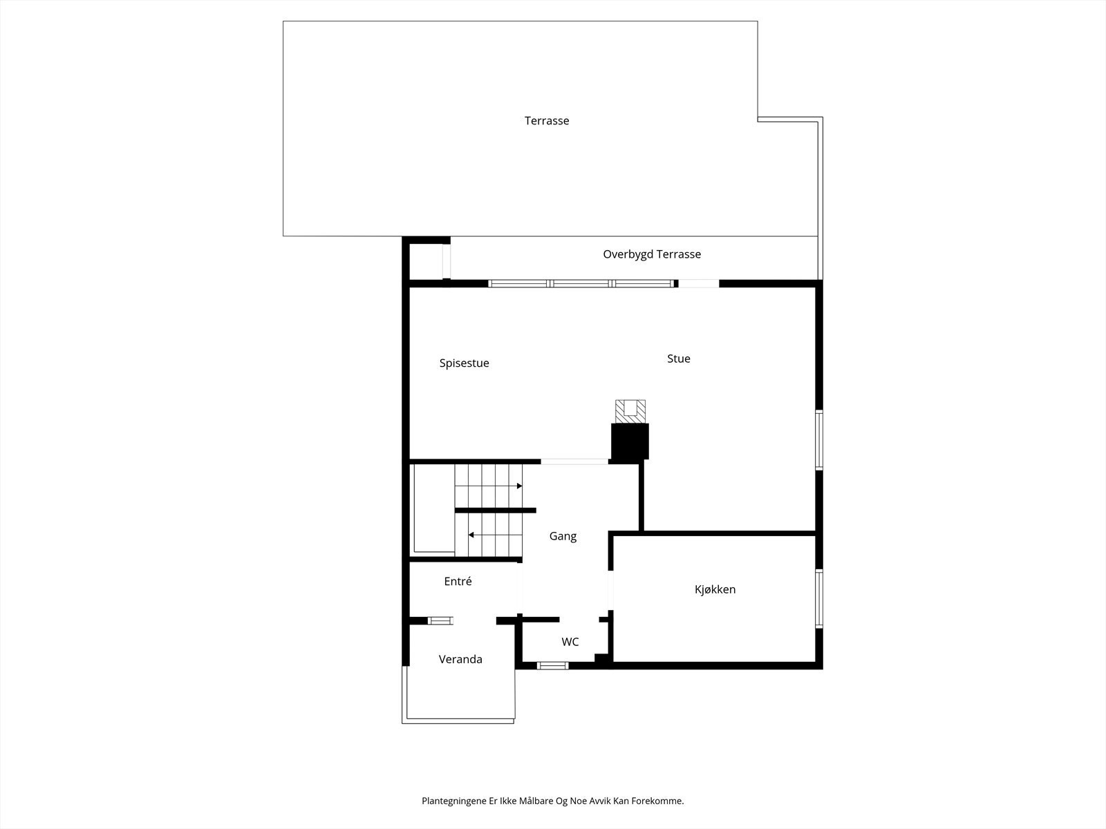 Plansisse første etasje. Galleribilde