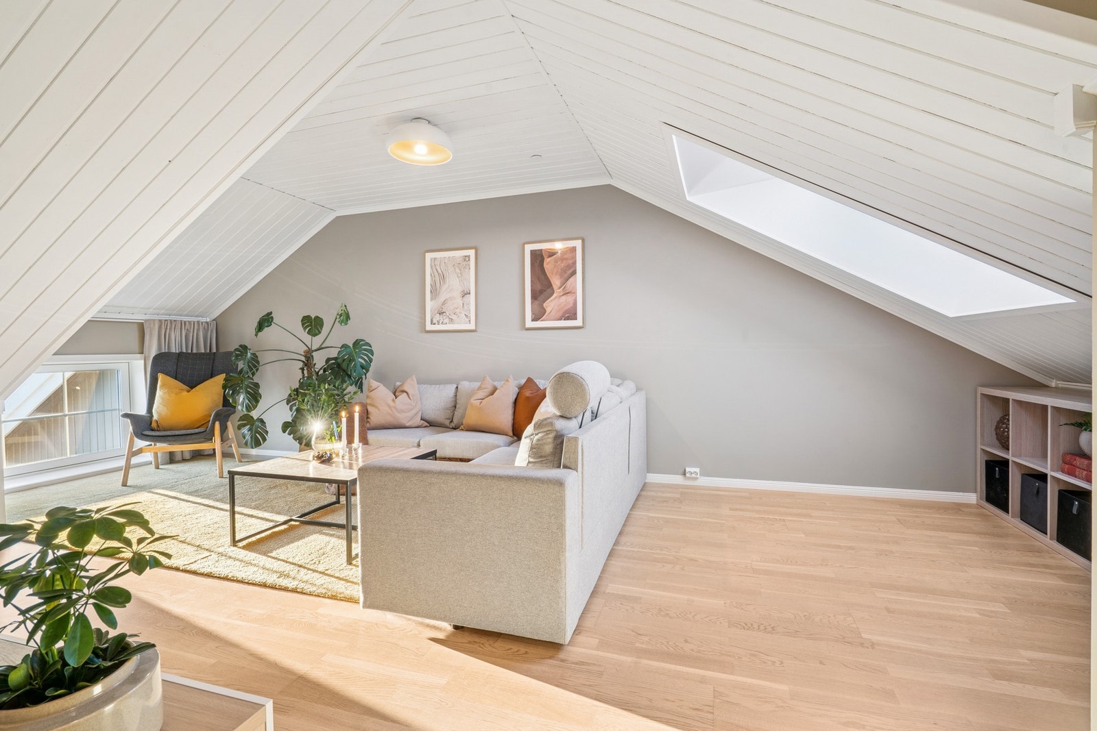 Stue i leilighetens andre etasje. Galleribilde