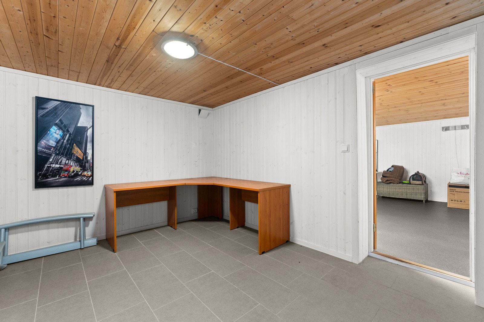 Ekstrarom som på godkjente tegninger er merket som ikke utgravd. Galleribilde