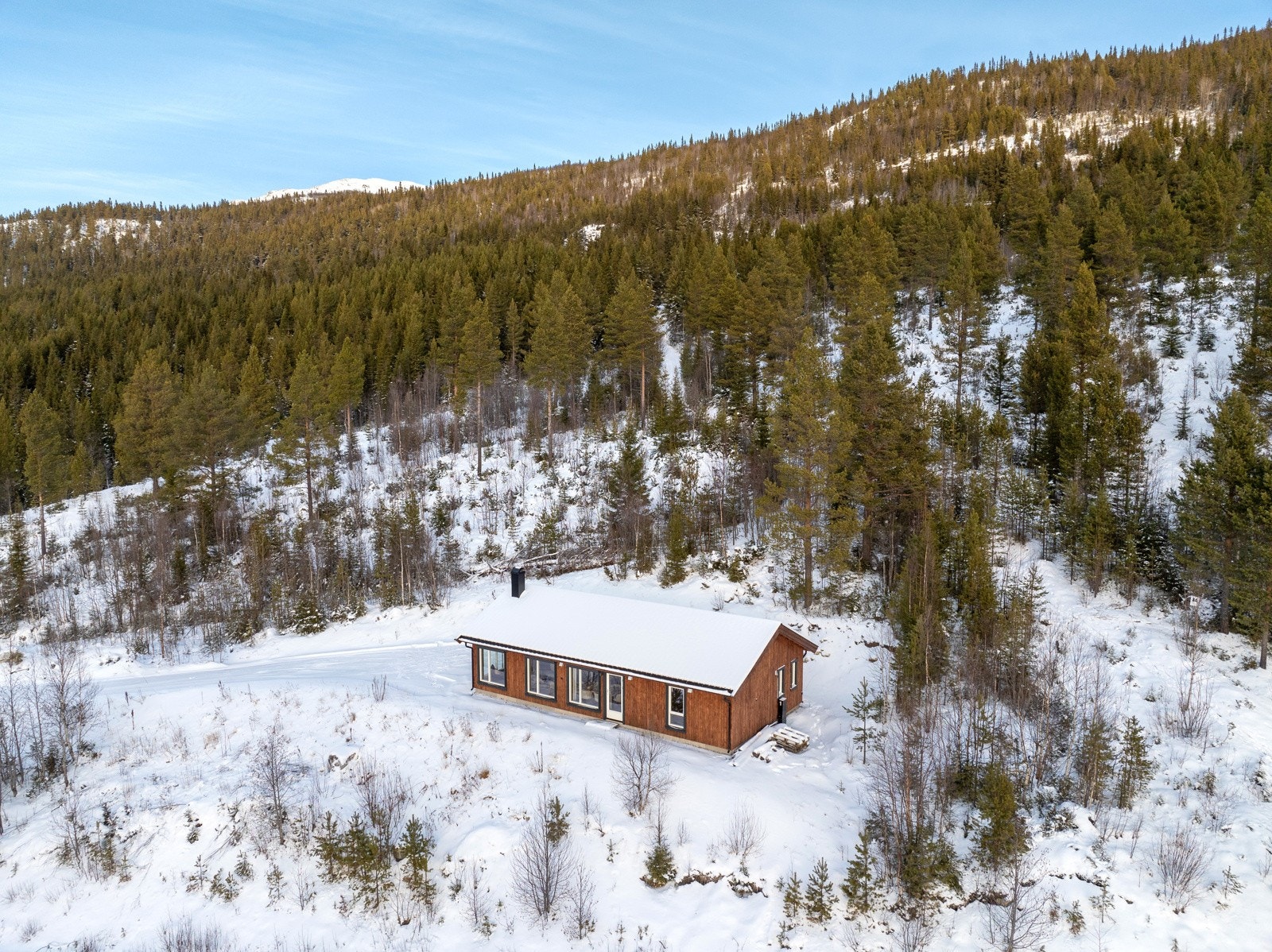 Lauvålivegen 2 ligger fint til i i idylliske Espedalen Fjellgrend, ca. 770 meter over havet, omringet av vakker fjellnatur. Galleribilde