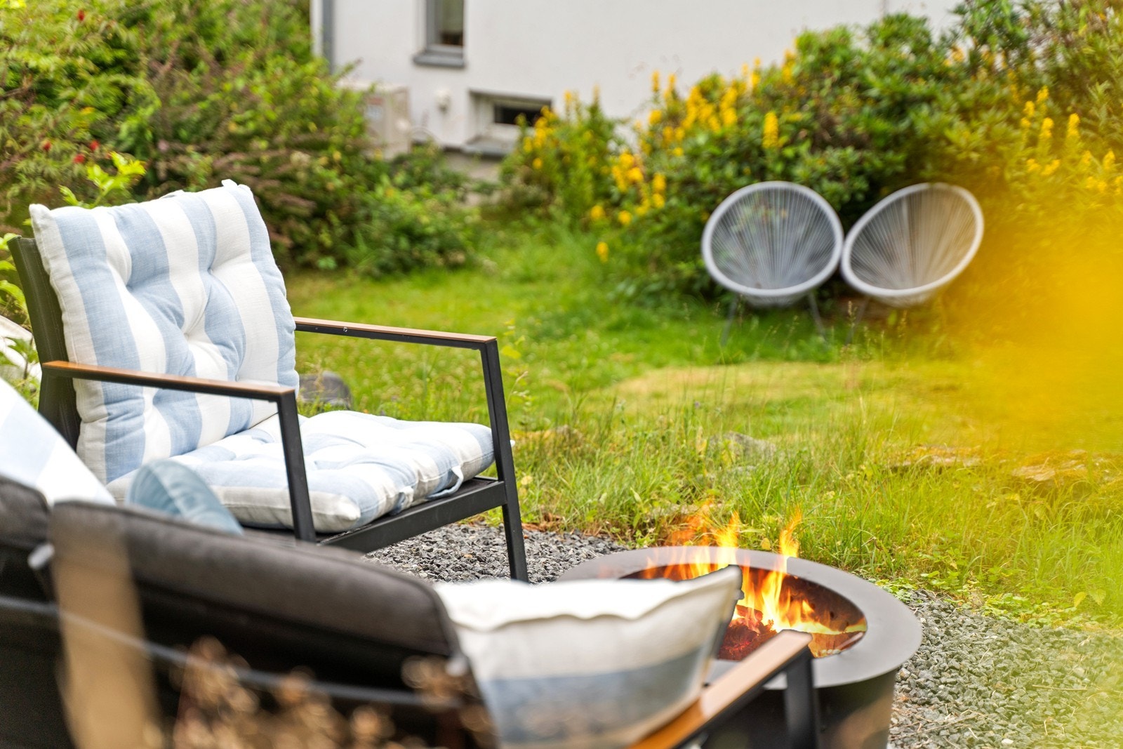 Her kan man nyte både morgenkaffen og sene kvelder i grønne omgivelser, godt tilbaketrukket fra innsyn. Galleribilde