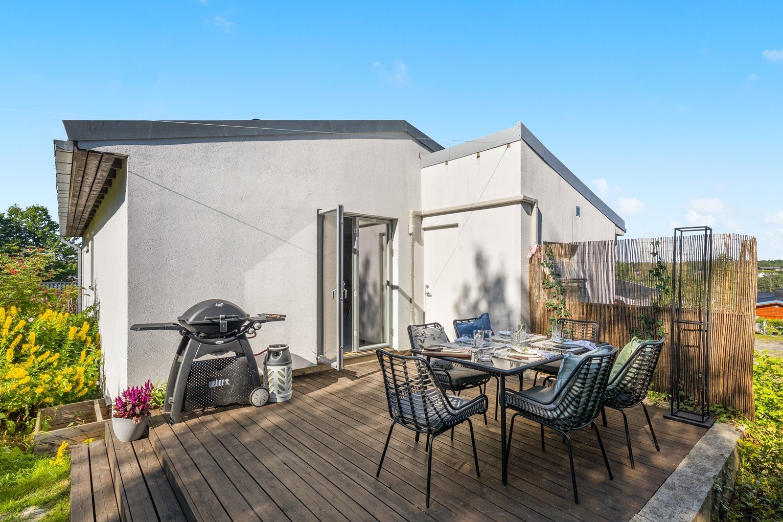 Naturlig forlengelse av stuen. Galleribilde