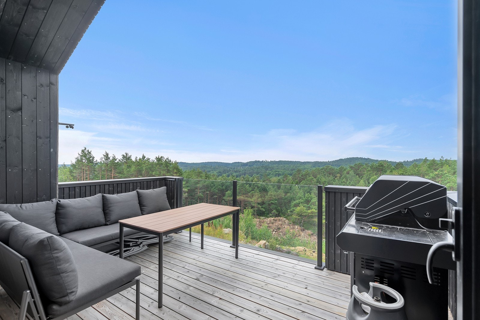 Flott utsyn fra balkongen. Galleribilde