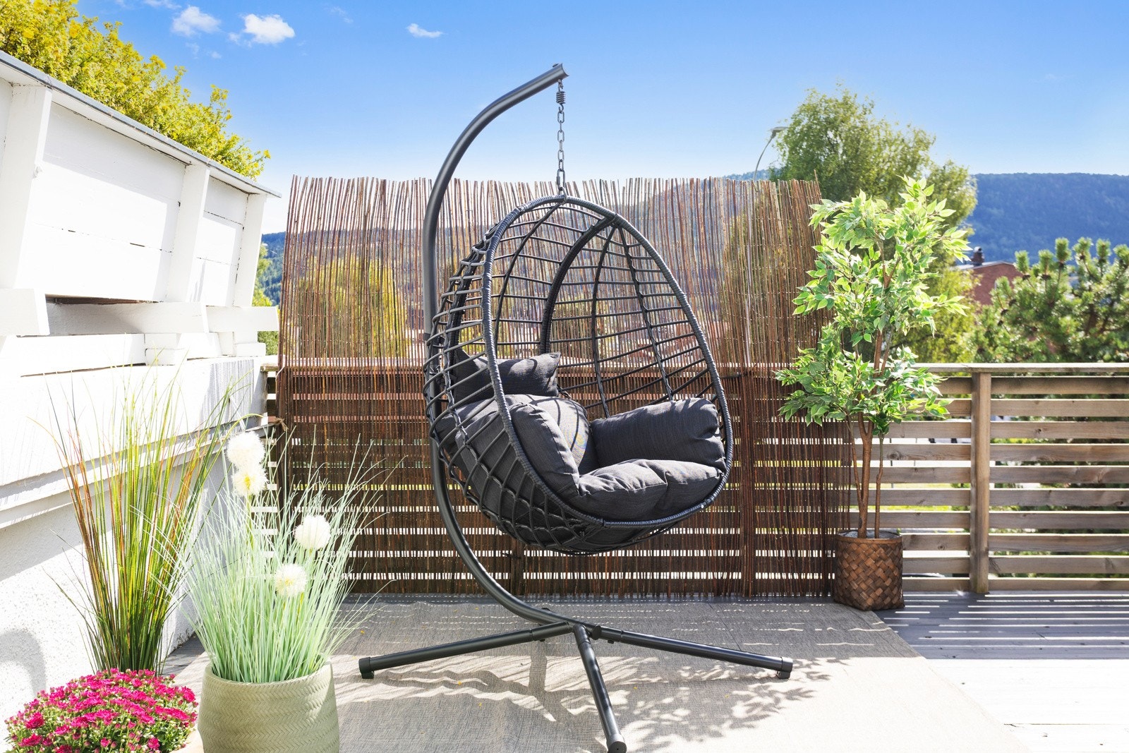 Hyggelig terrasse Galleribilde