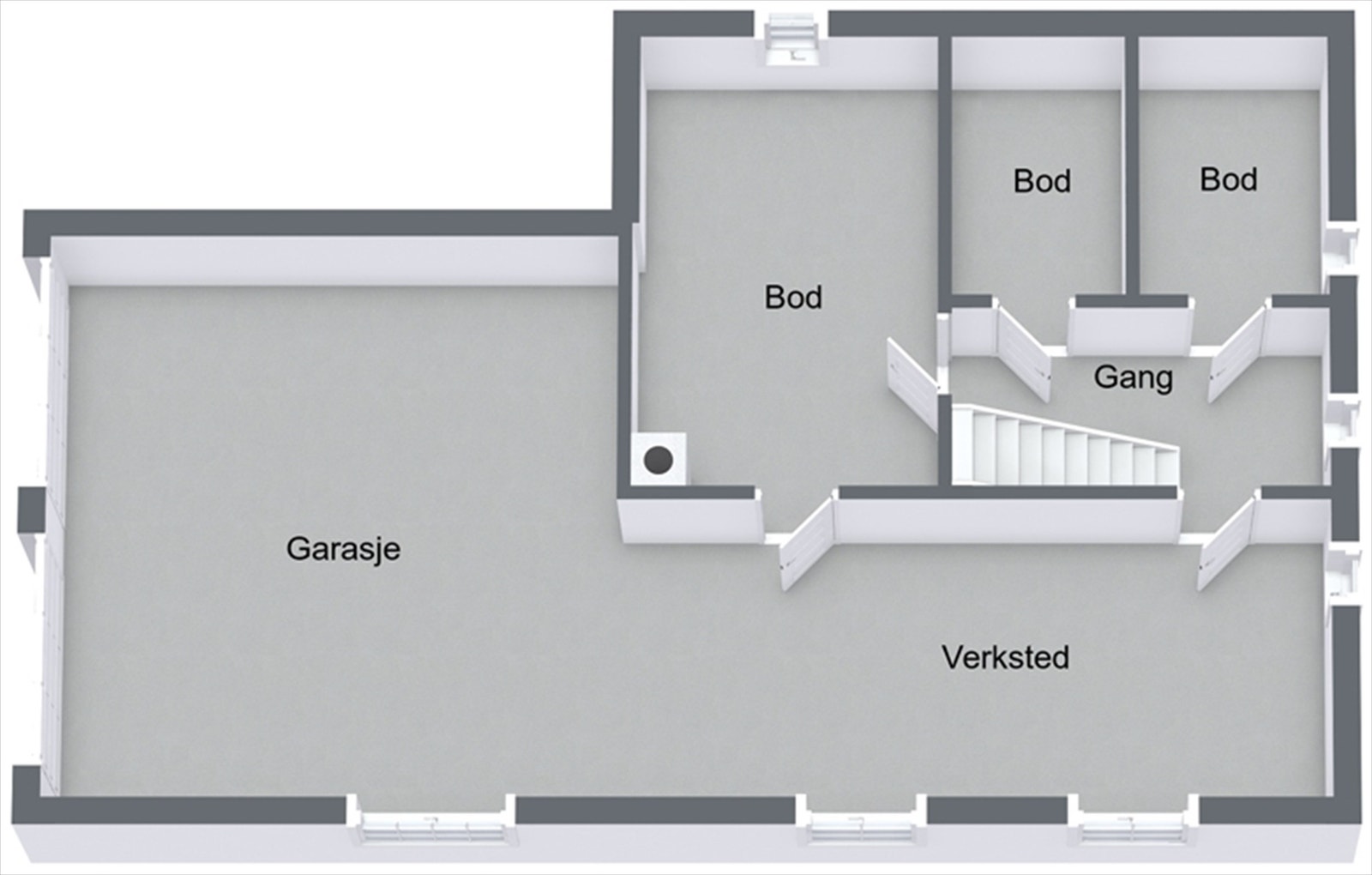Plantegning - kjeller Galleribilde
