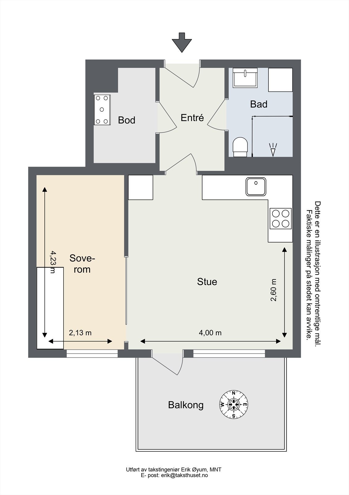 Plantegning Galleribilde