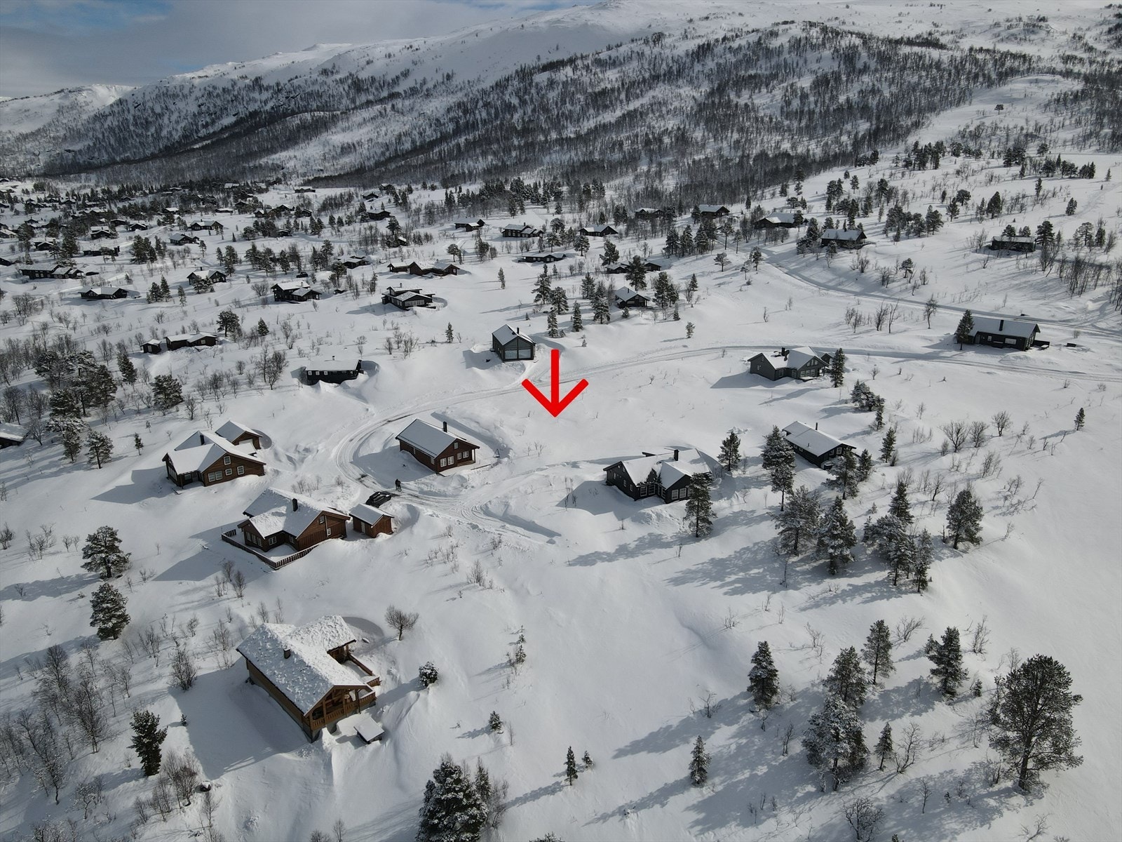 Her har du en unik mulighet til å realisere hyttedrømmen i vakre omgivelser. Galleribilde