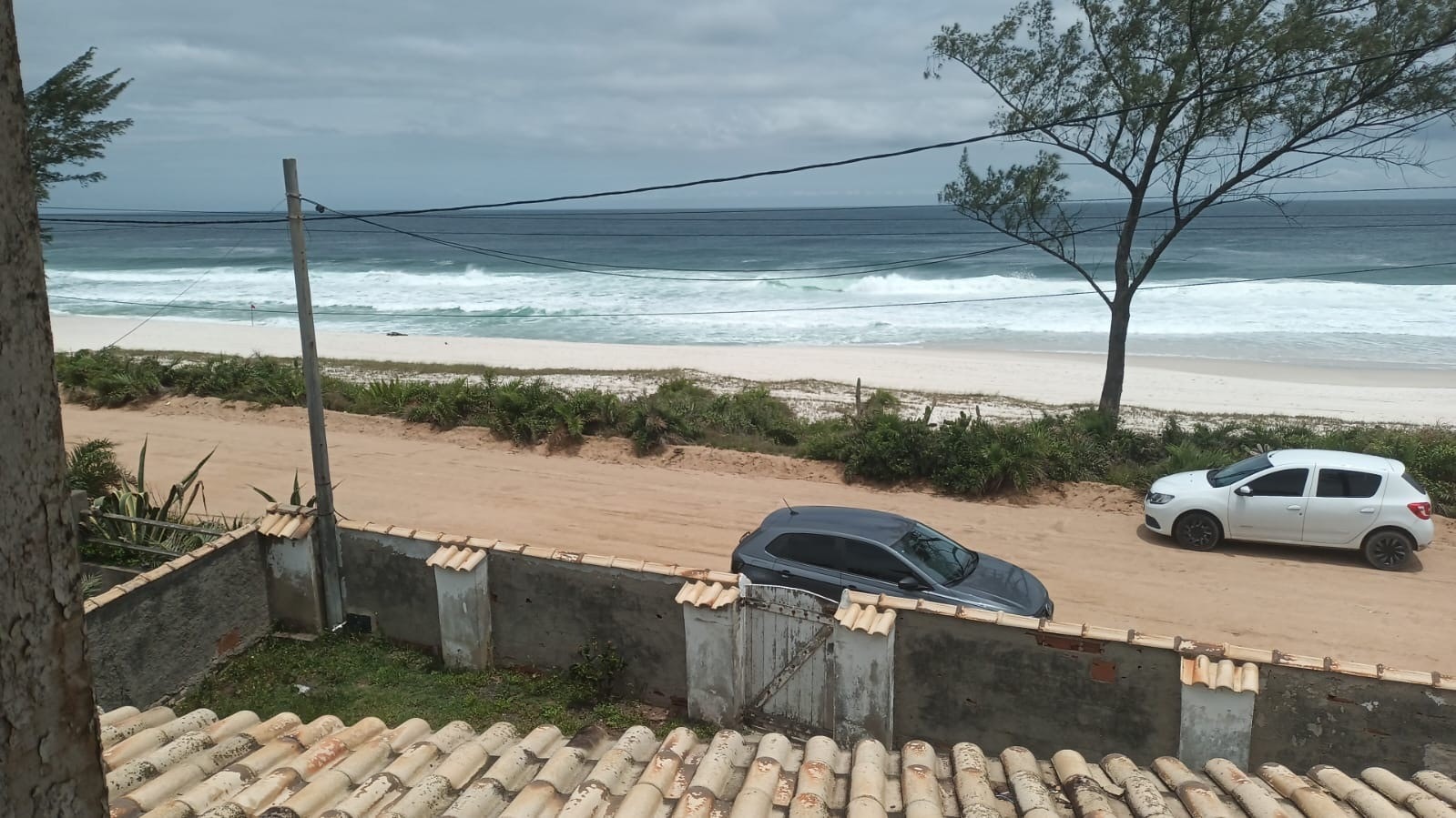 Utsikt fra huset mot Atlanterhavet. Galleribilde