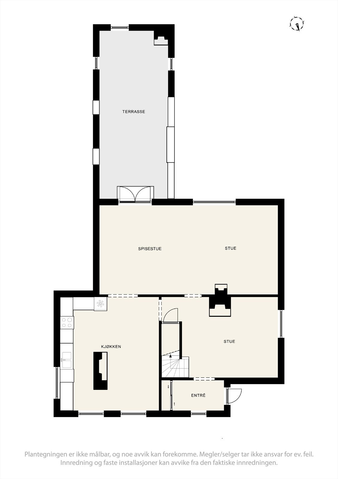 Plantegning 1. etasje. Galleribilde