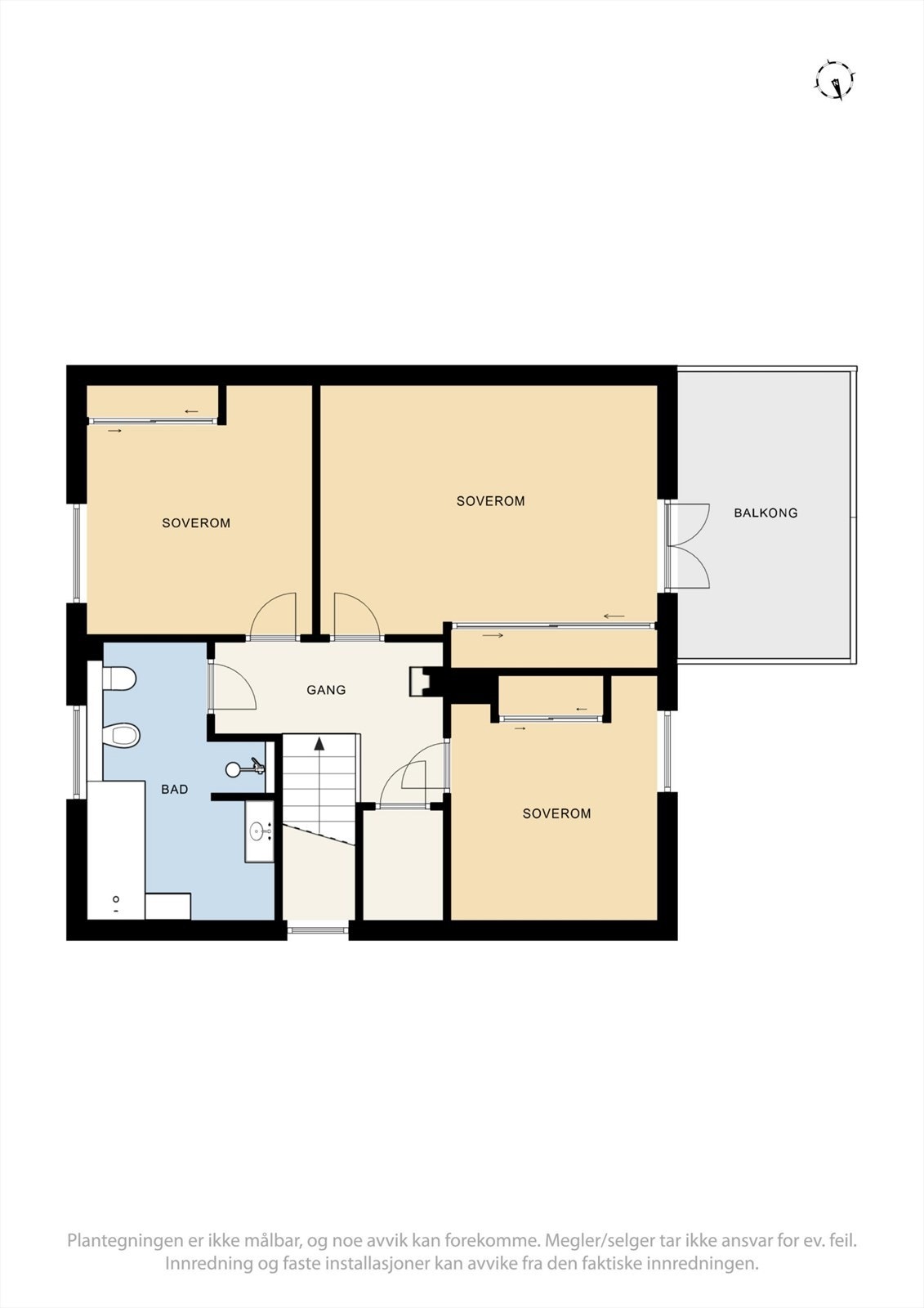 Plantegning 2. etasje Galleribilde