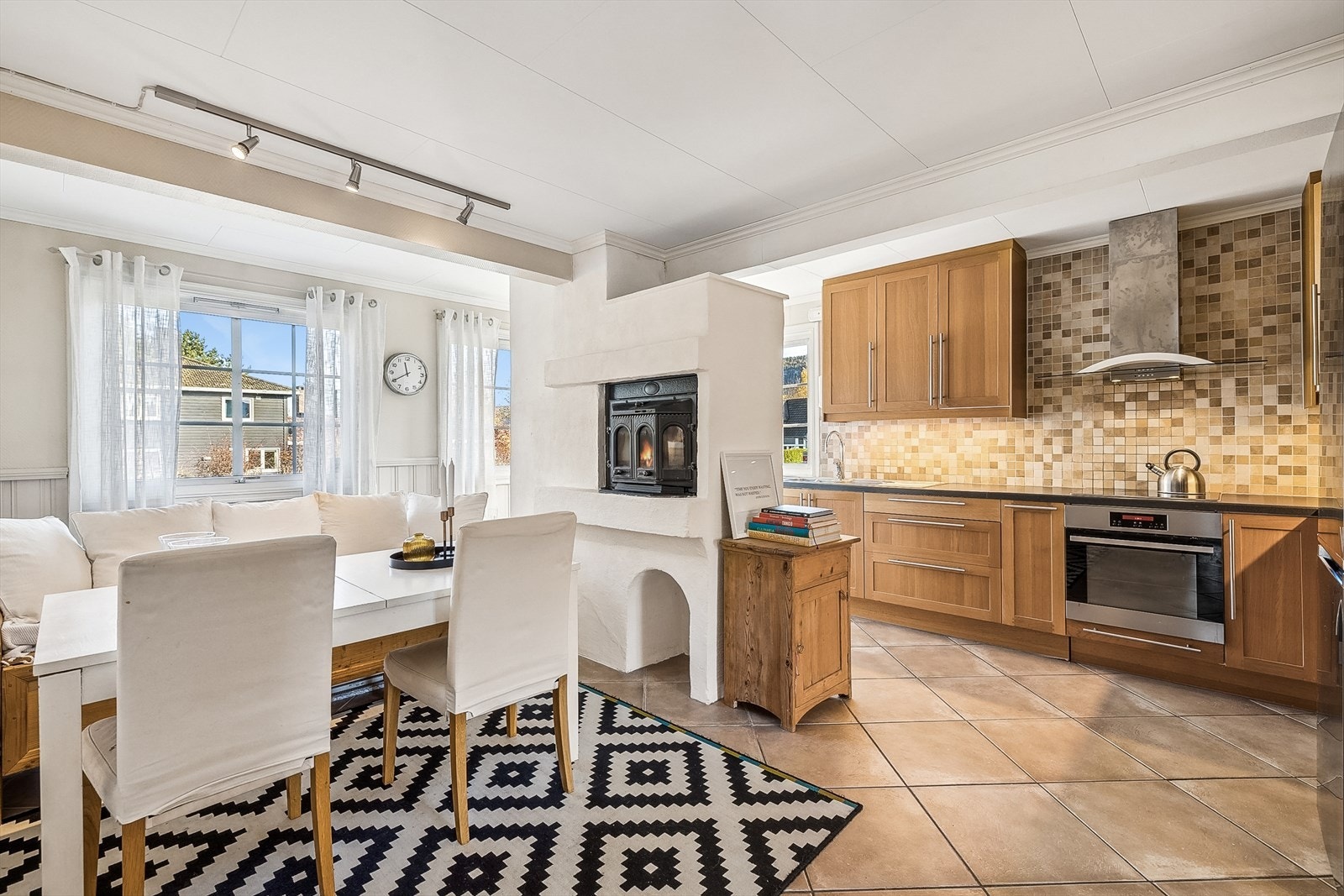 Koselig kjøkken. Galleribilde