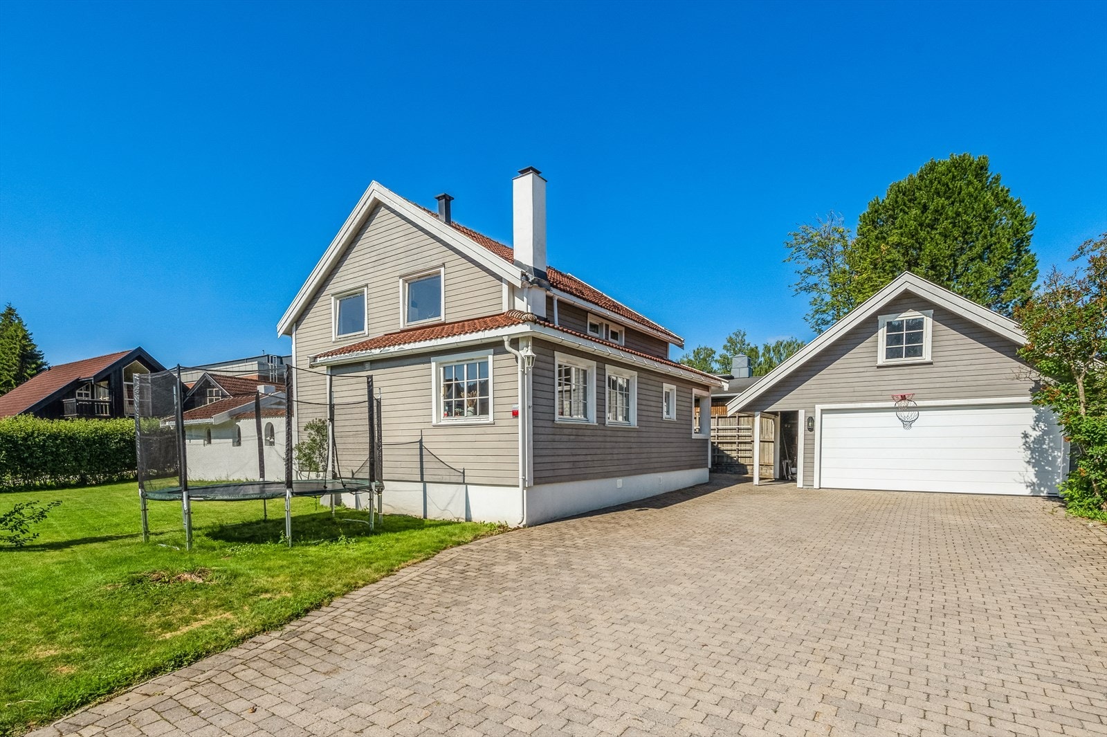 Fra Sylling tar det ca. 25 minutter til Drammen, ca. 20 minutter til Asker, ca. 25 minutter til Sandvika, ca. 40 minutter til Oslo. Galleribilde