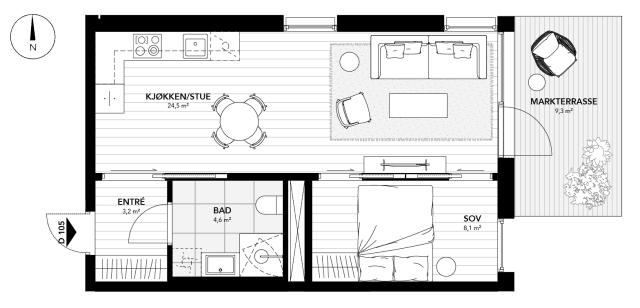 Planløsning Galleribilde