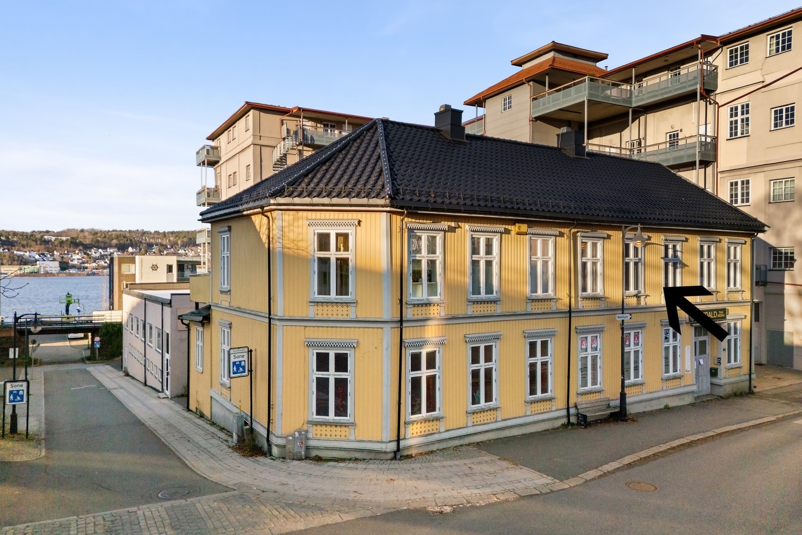 Her vil du bo sentralt med gangavstand til ''alt'' du trenger Galleribilde