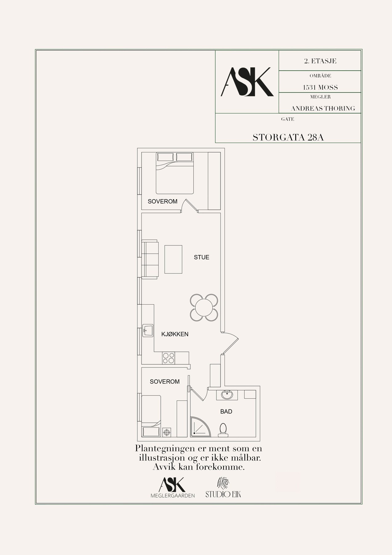 Plantegning Galleribilde