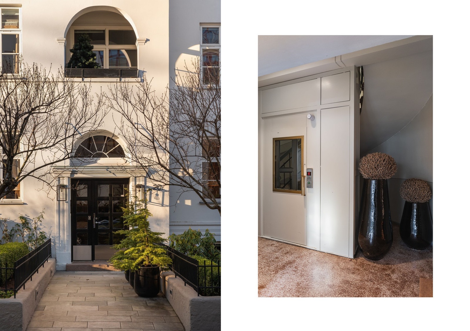 Heisen gir trappefri adkomst direkte til leilighetens etasje. Galleribilde