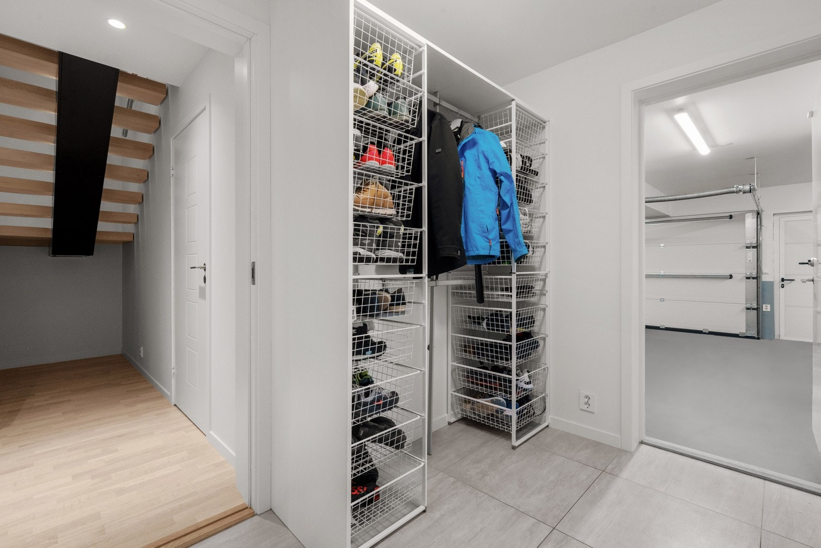 Godt med oppbevaringsmuligheter