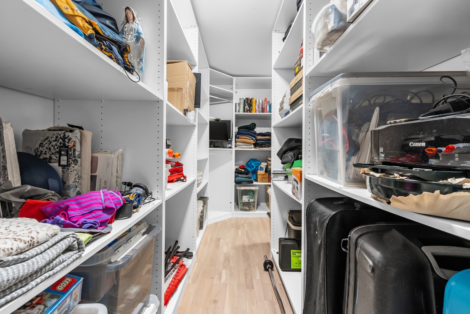 Godt med lagringsplass for hele familien