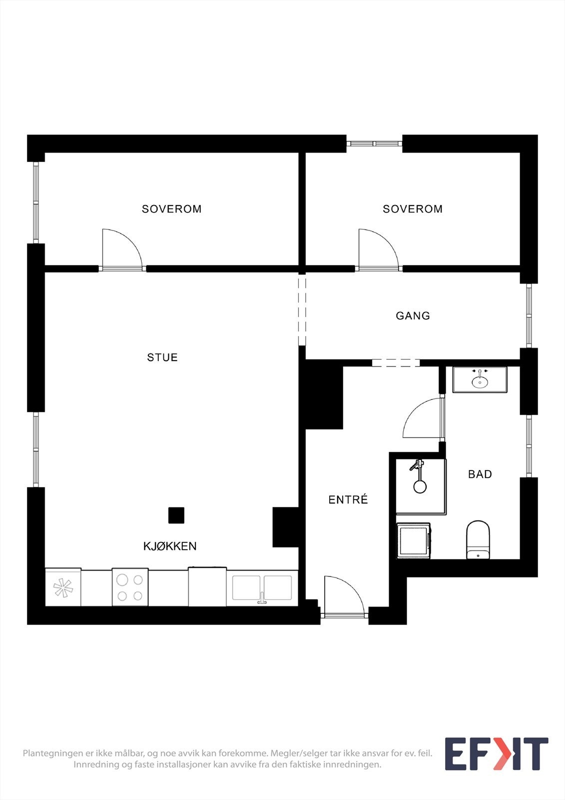 Plantegning Galleribilde