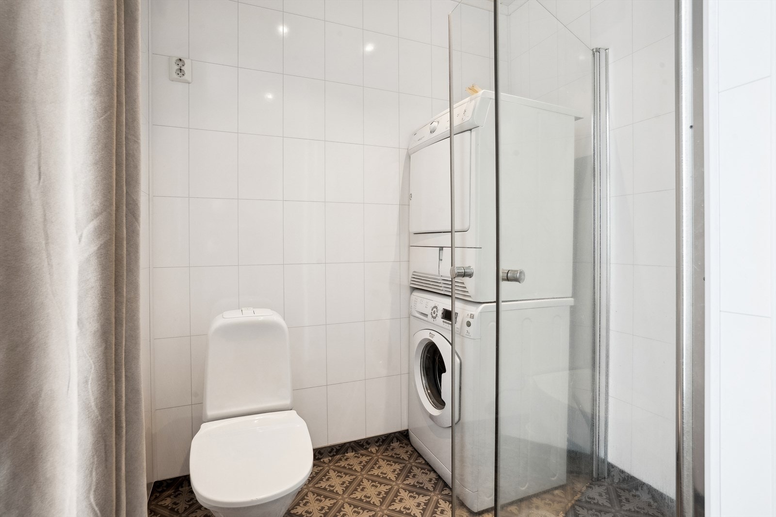 Her er det også plass til vaskemaskin og tørketrommel. Galleribilde