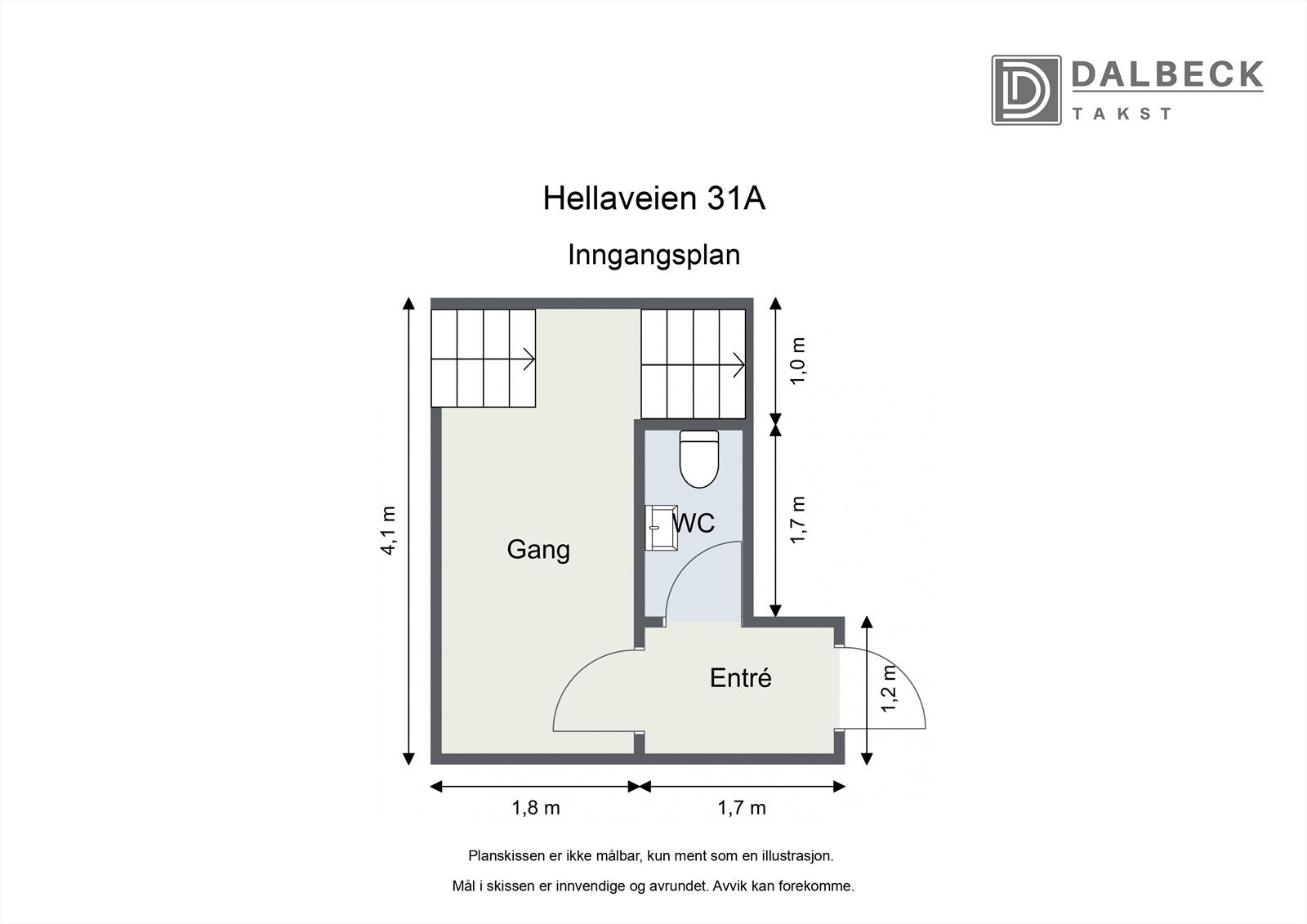 Plantegning - Inngangsplan Galleribilde