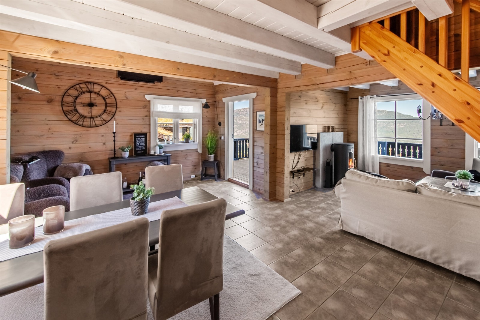 Smakfullt innredet i delikate fargevalg Galleribilde