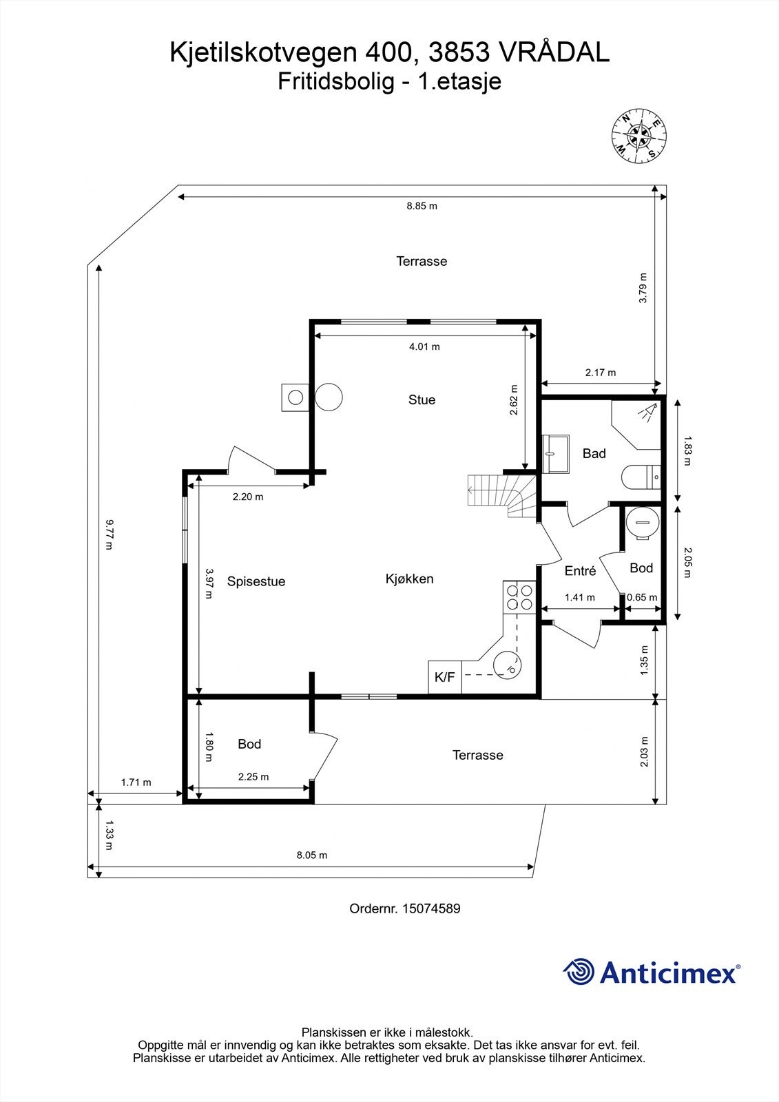 Plantegning 1.etasje Galleribilde