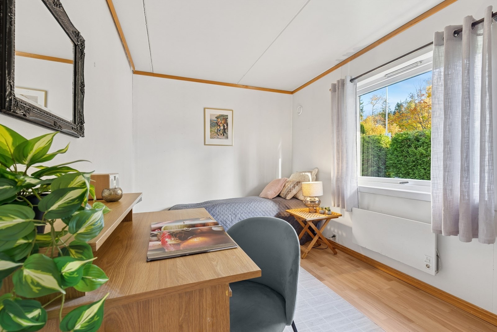 Soverom 2 egner seg ypperlig som barnerom, gjesterom eller kontor. Galleribilde