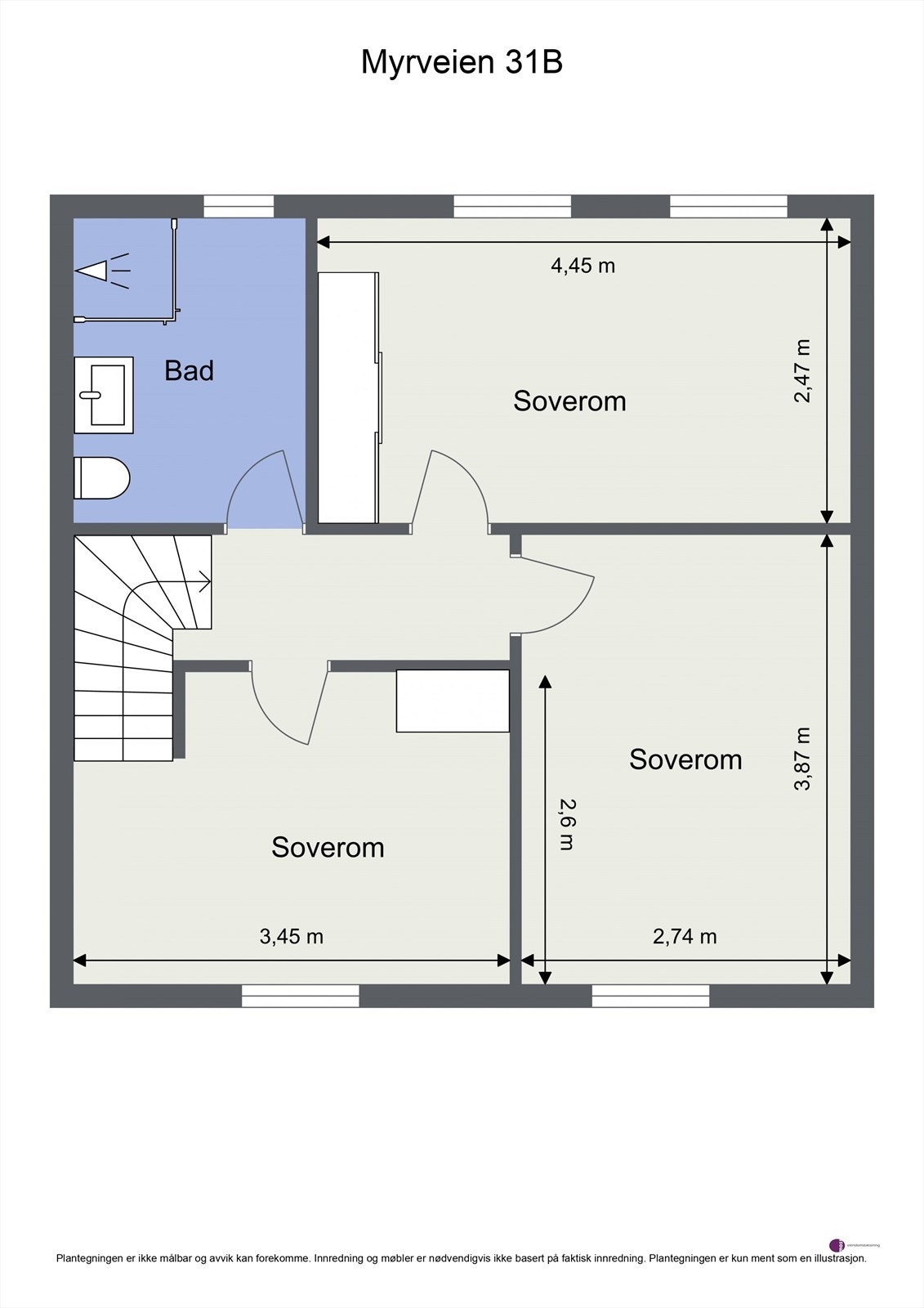 Plantegning - 2. etasje Galleribilde