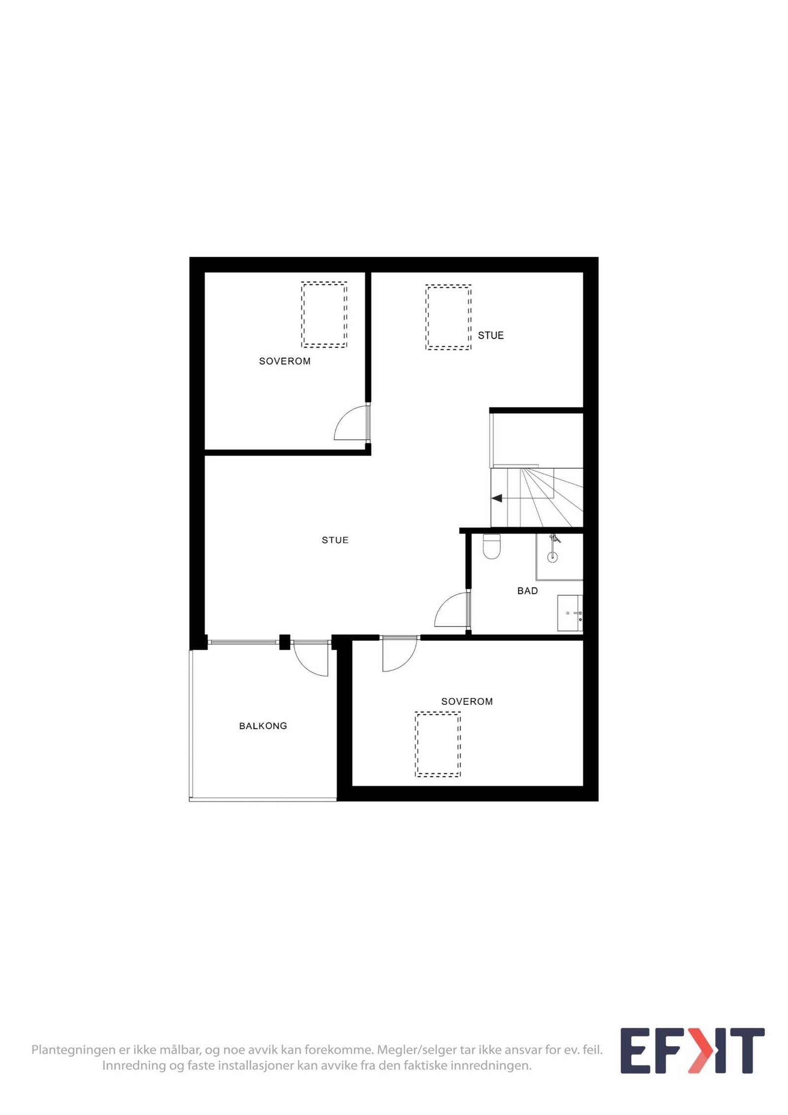 Plantegning 3. etg. Galleribilde