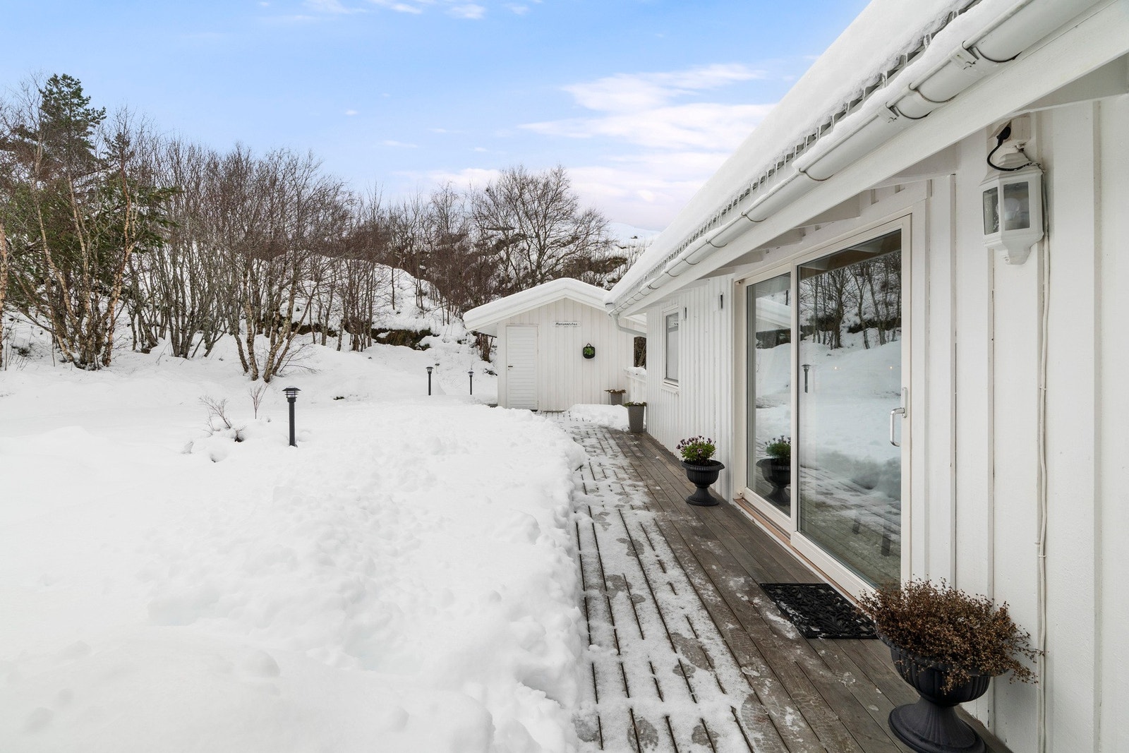 I motsatt ende av den sydvendte terrassen er det et anneks på ca. 14 kvm. Galleribilde