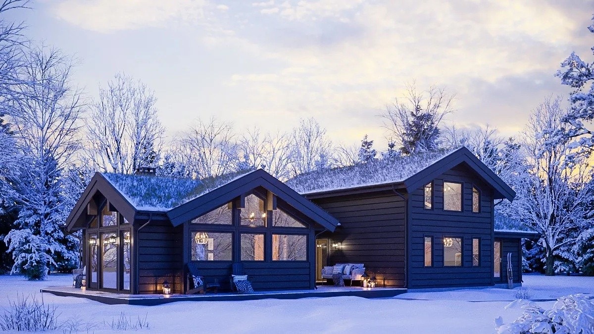 Prosjektert hytte Galleribilde