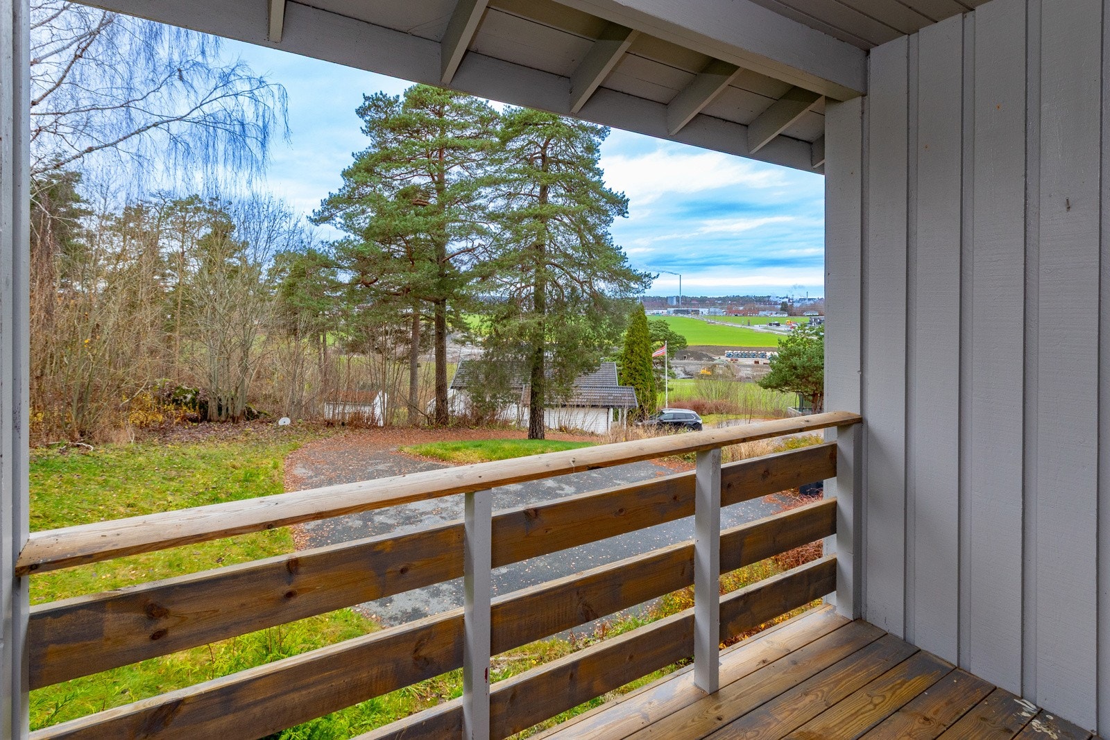 Utsikt fra veranda Galleribilde