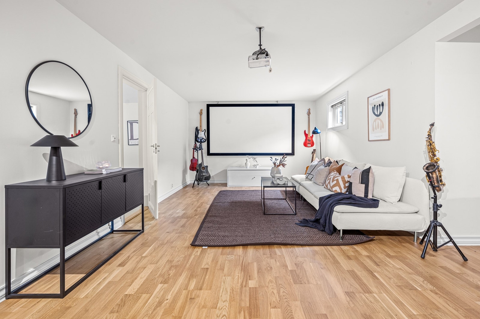 Her kan familien ha hyggelige filmkvelder. Galleribilde