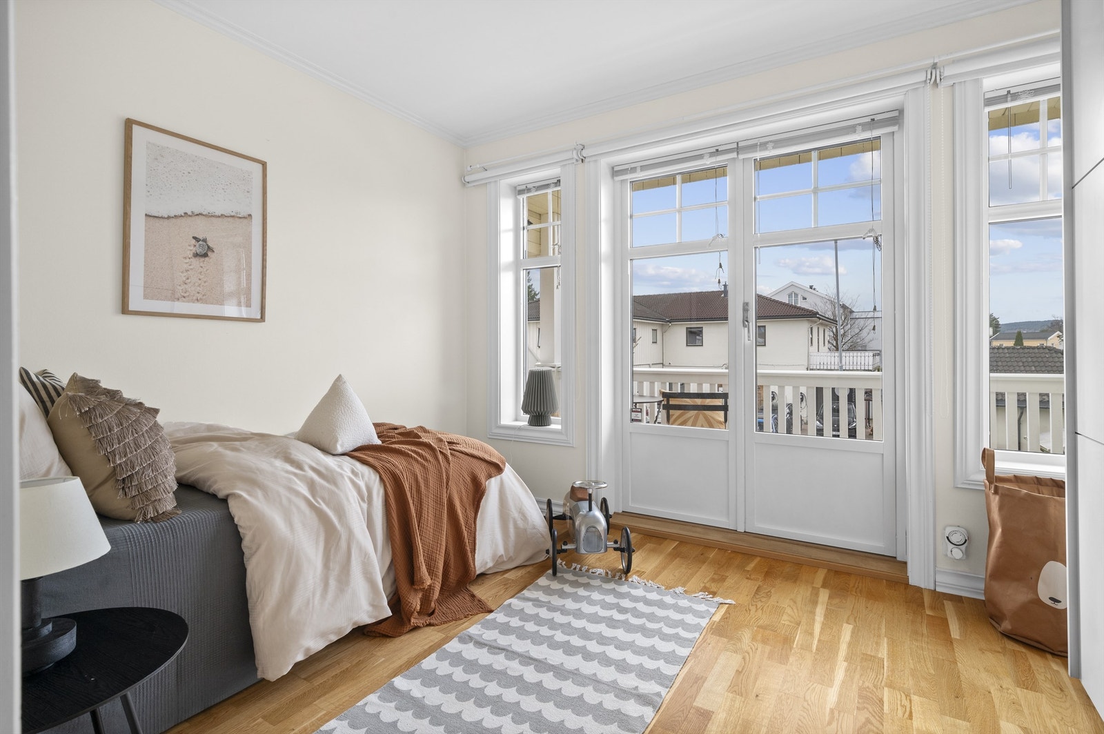 Dette soverommet er innredet som barnerom. Galleribilde