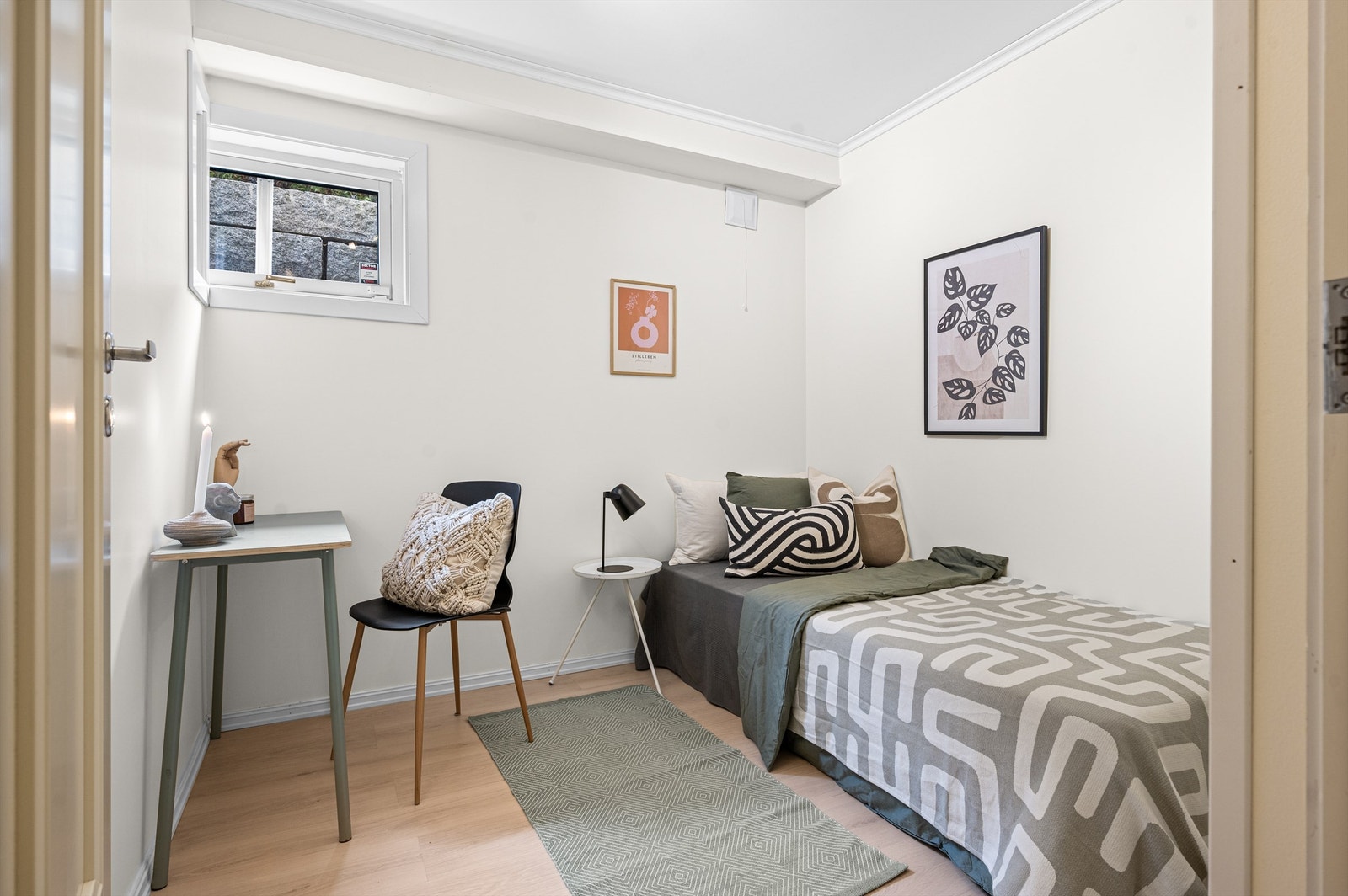 Gjesterom i underetasjen. Galleribilde