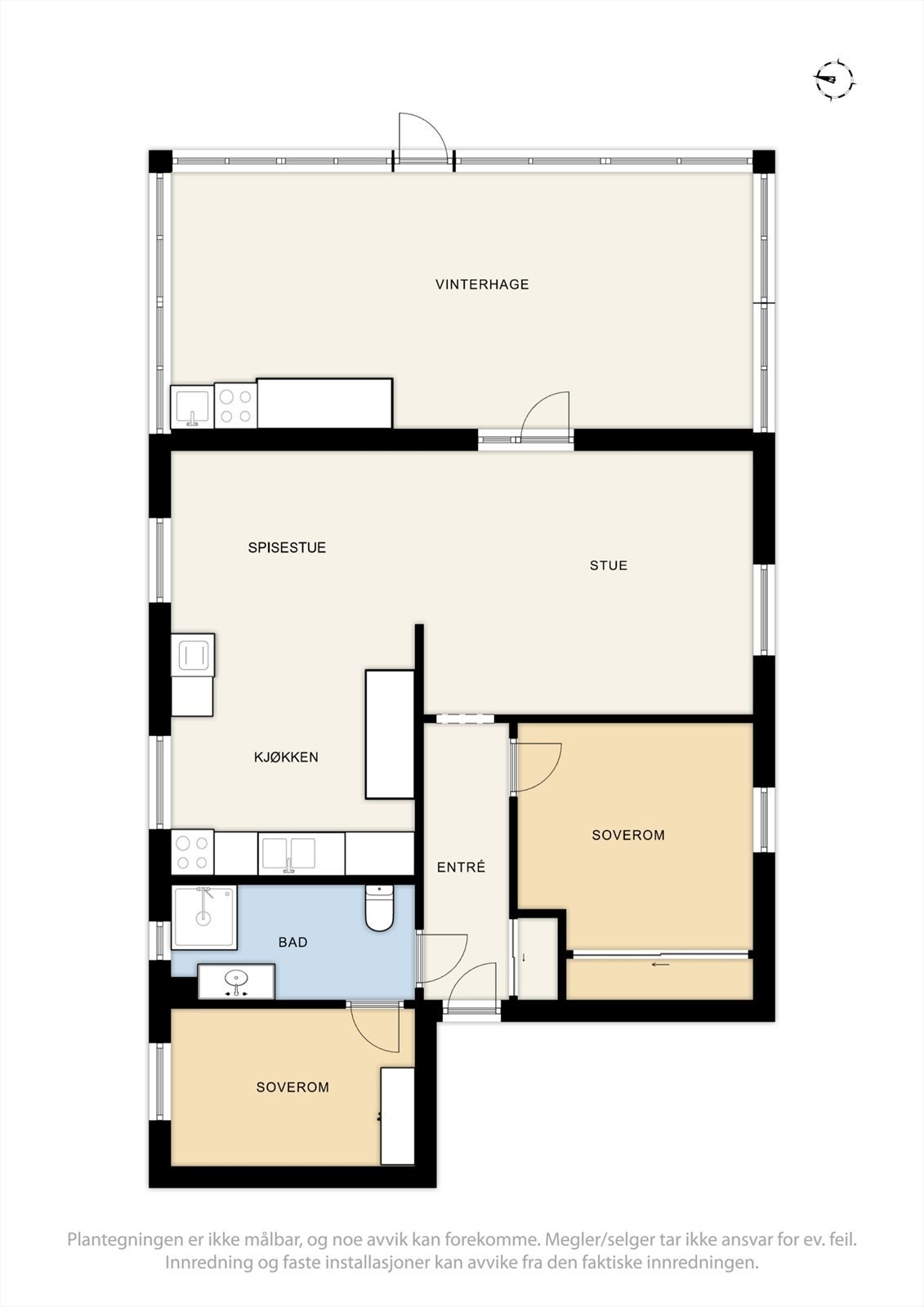 Plantegning Galleribilde