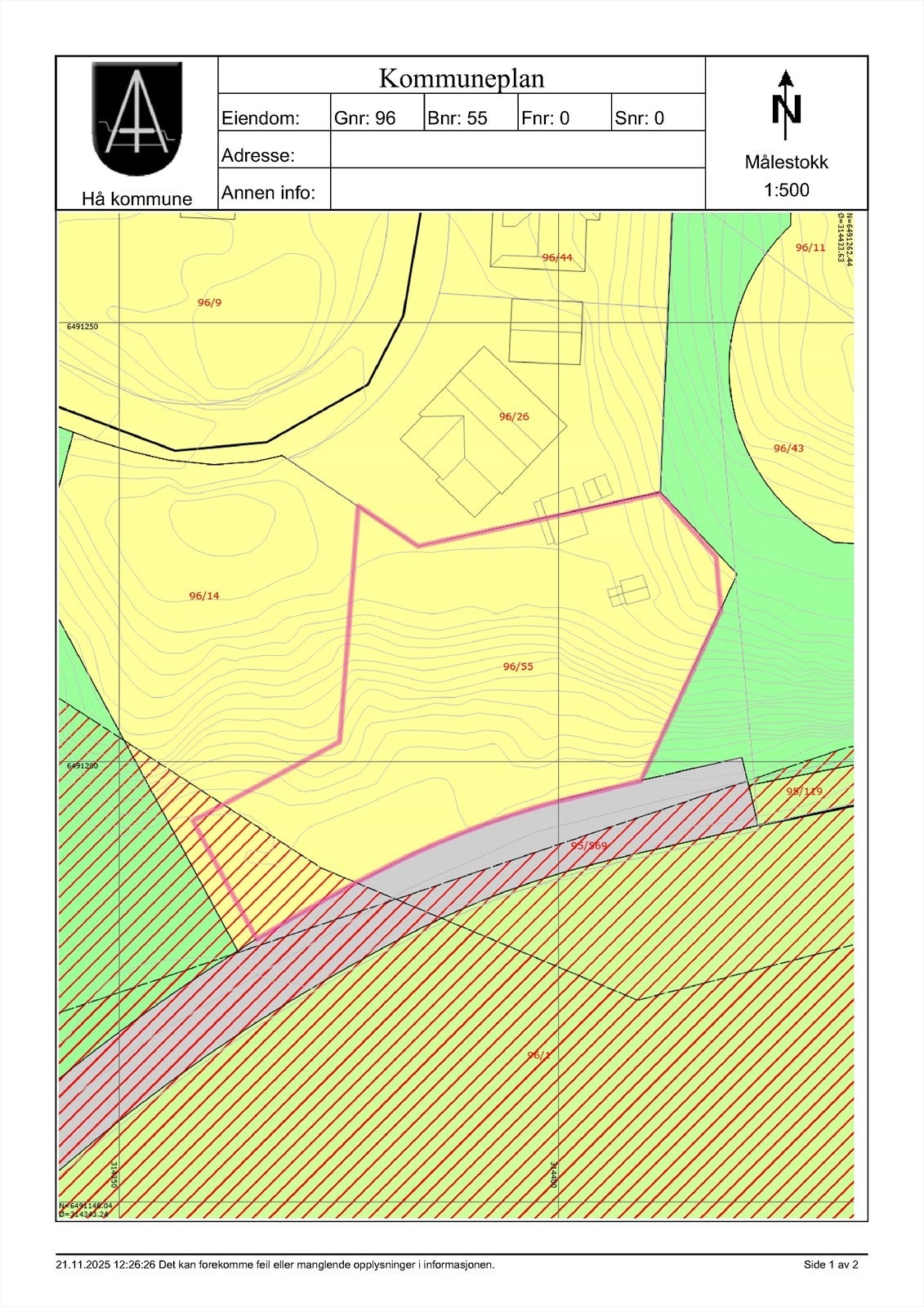 Planopplysninger Galleribilde