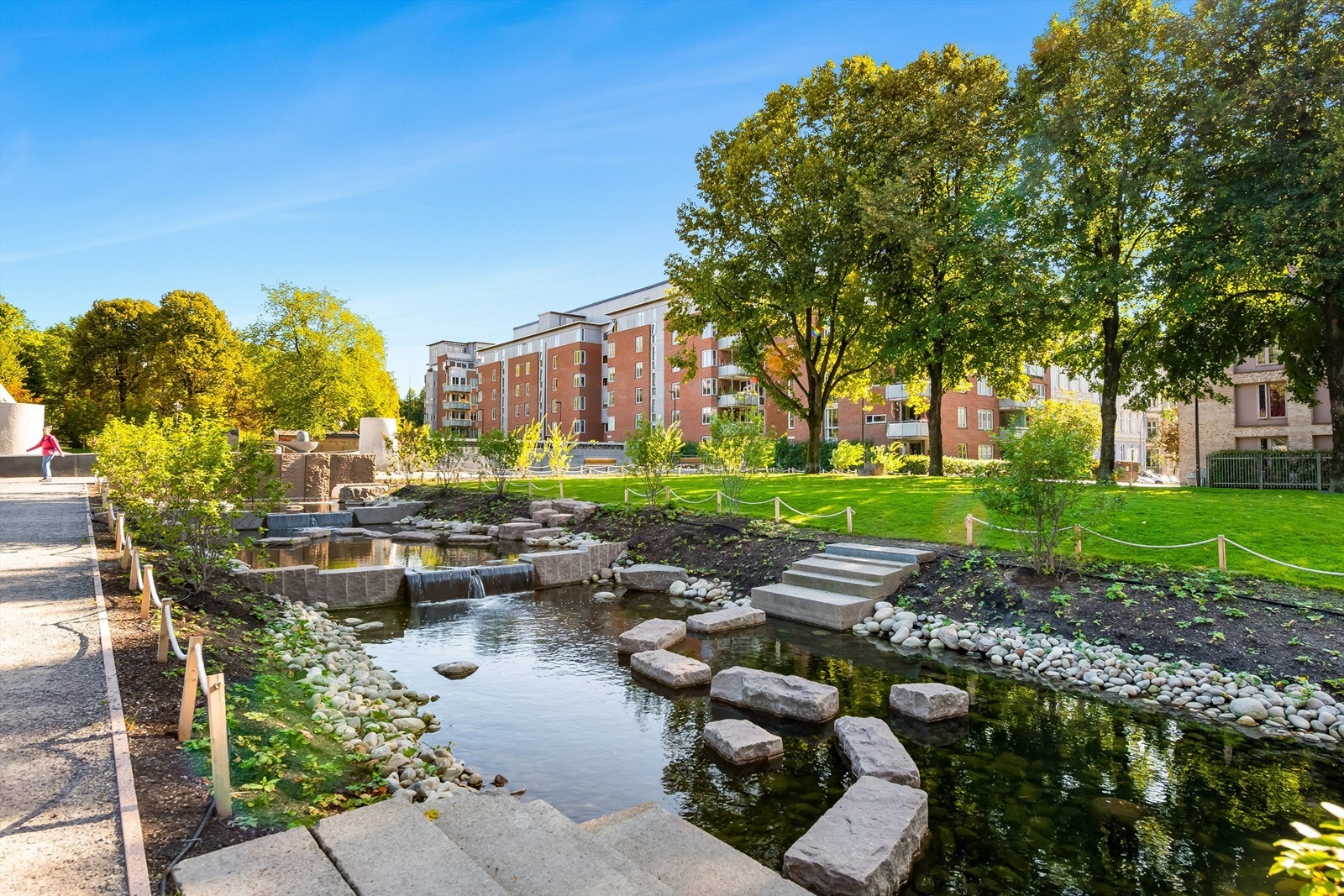 Klosterenga park er en av mange populære parker i området. Galleribilde