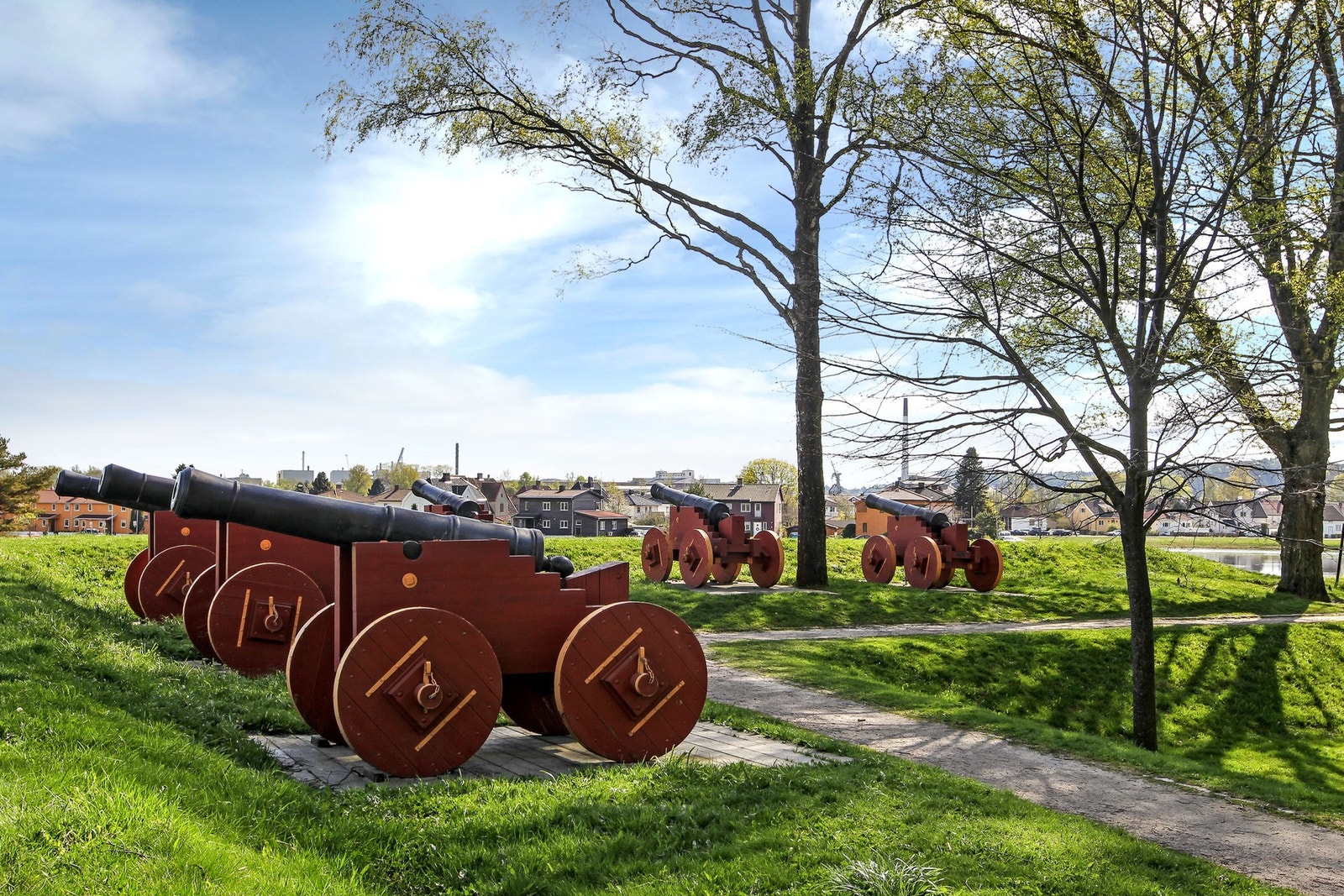 Nord europas best bevarte festningsby i nabolaget Galleribilde