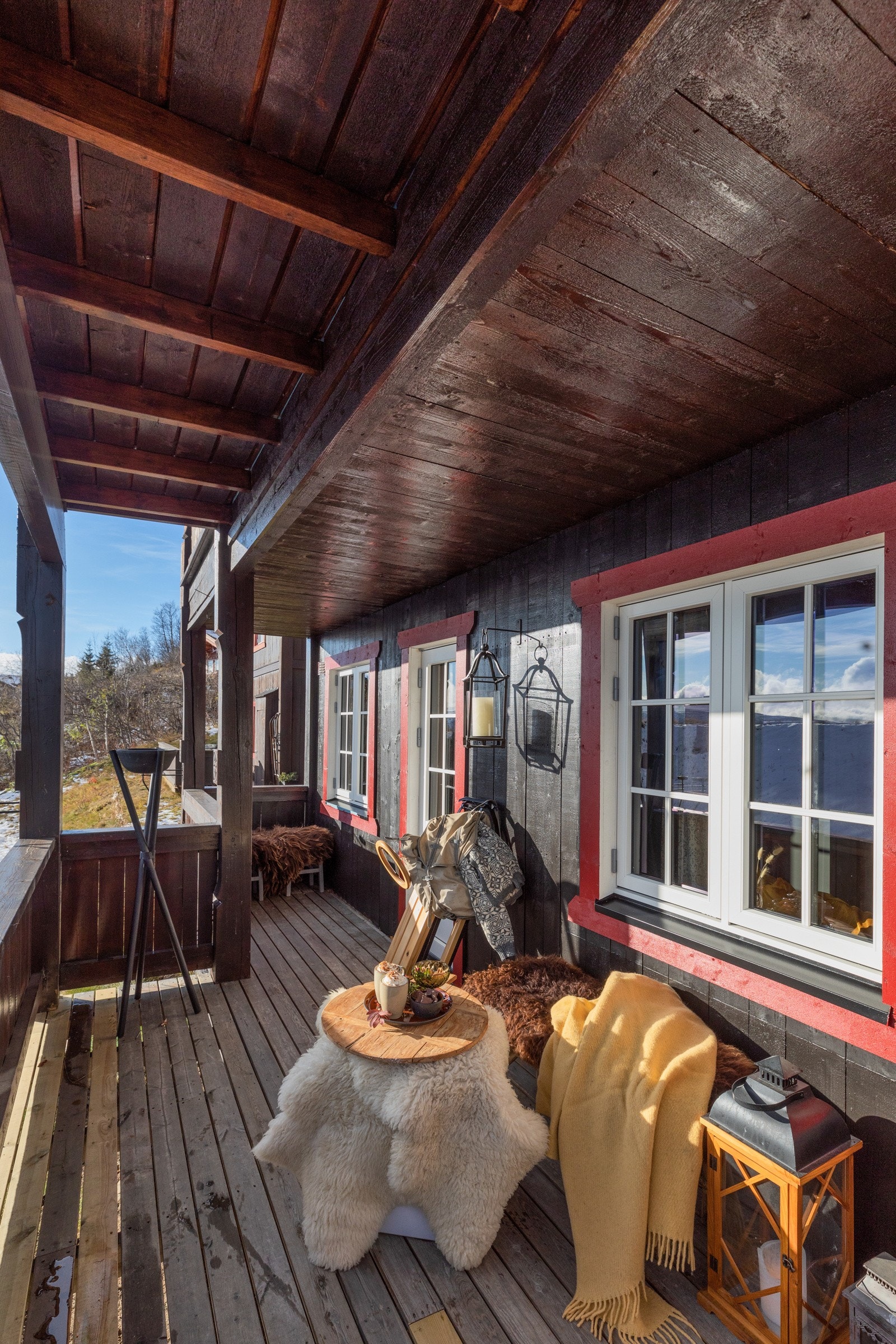 Terrasse med mulighet for sittegrupper Galleribilde