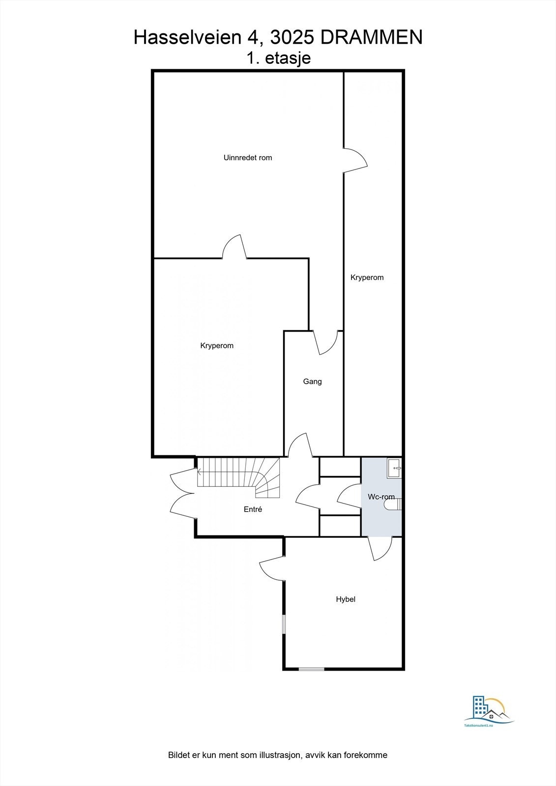 Plantegning - 1. etasje Galleribilde