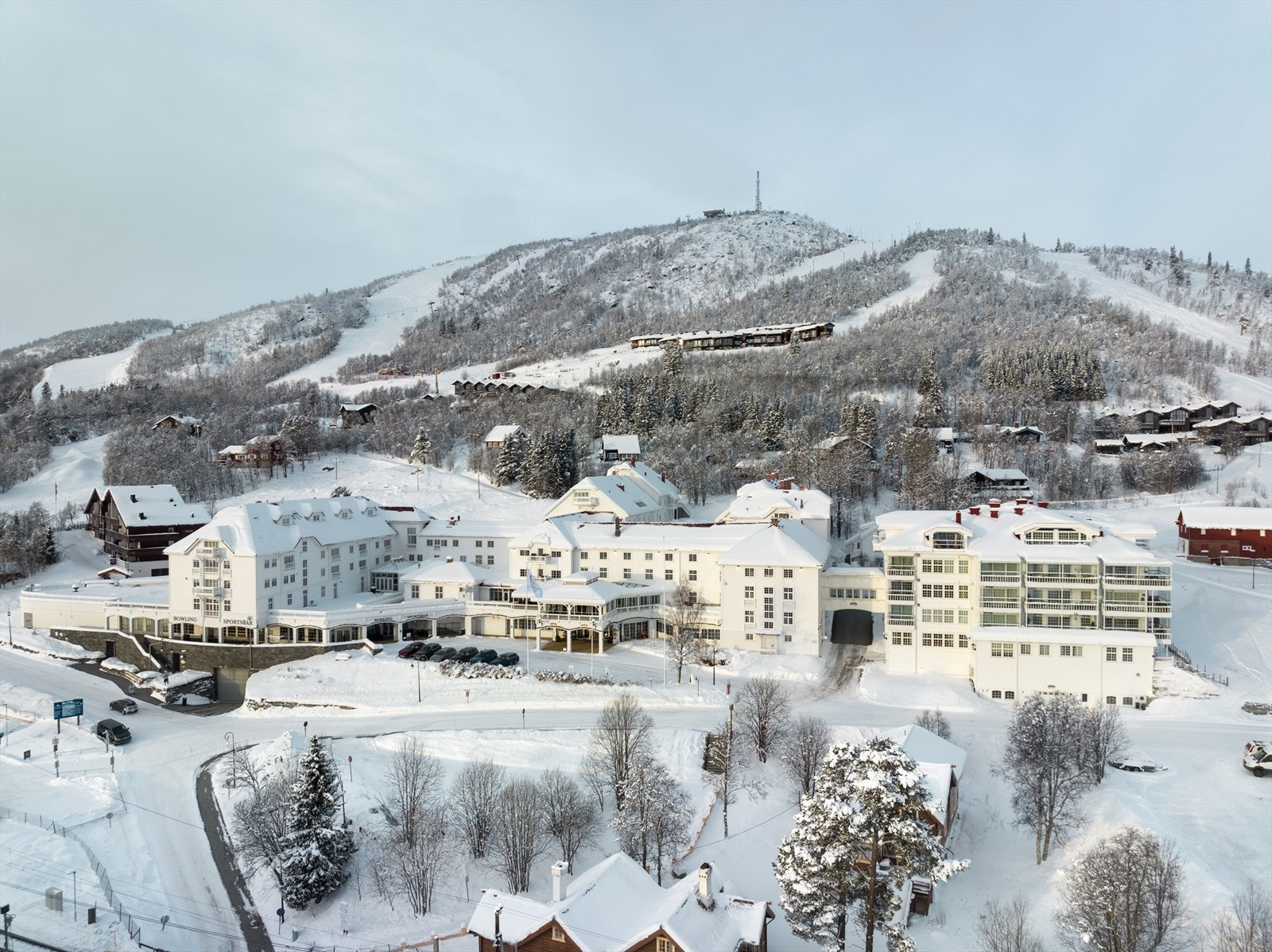 Beliggenhet med ski inn / ski ut Galleribilde