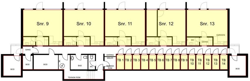 Plantegning Galleribilde