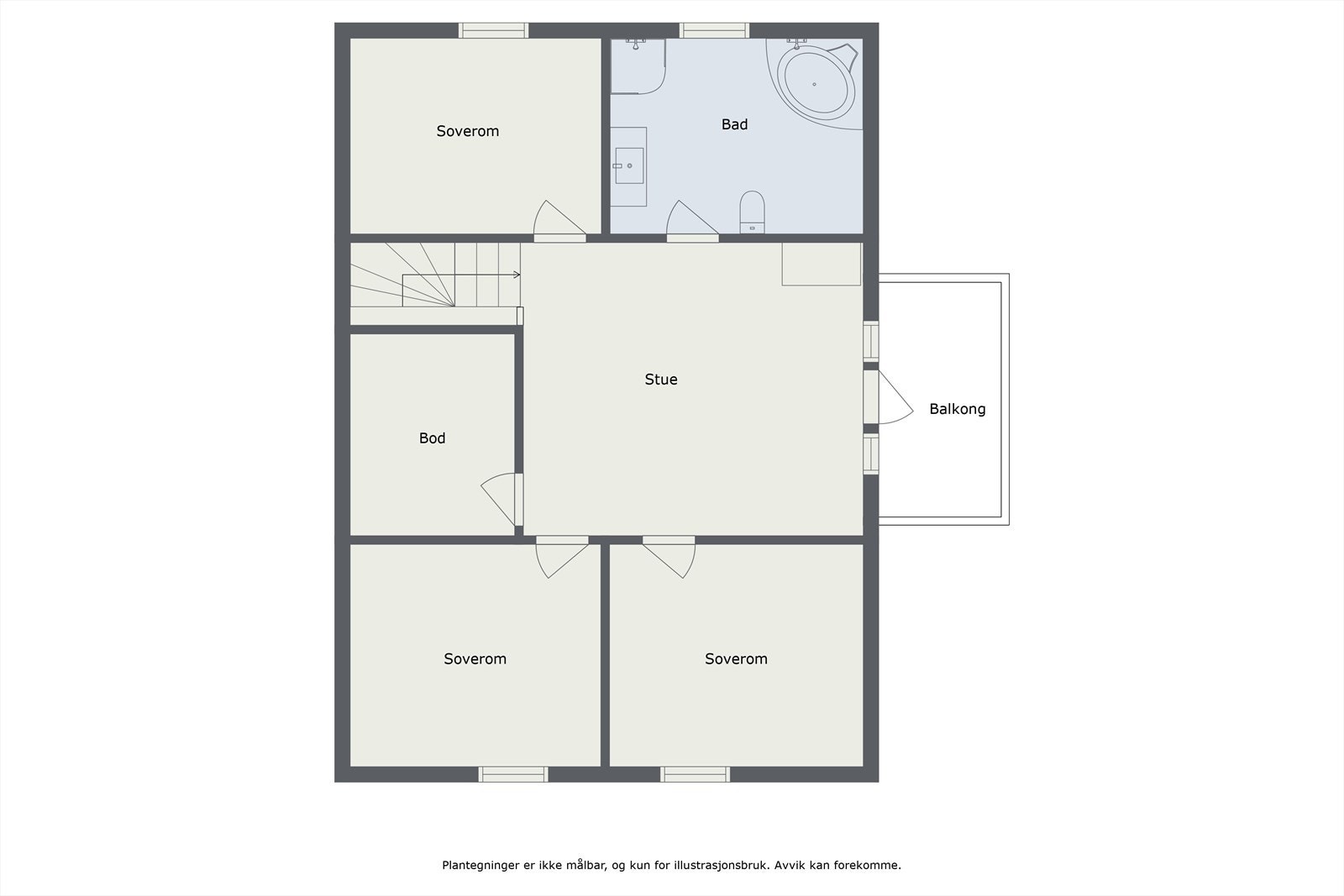 Plantegning 2. etasje. Galleribilde